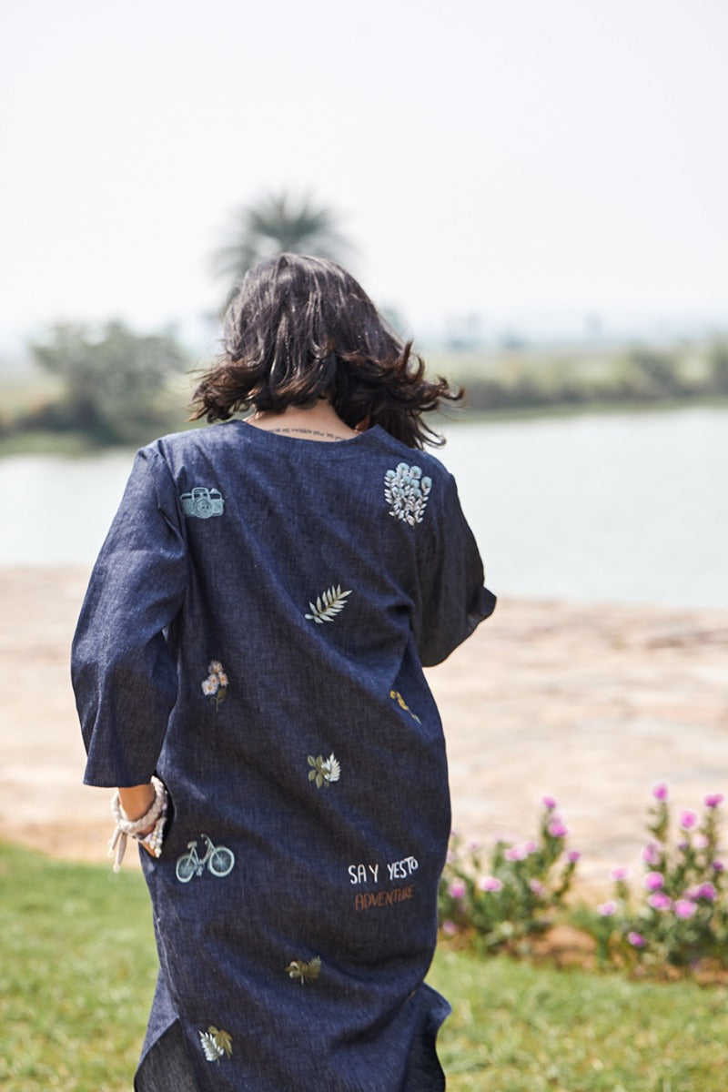 Pacific Coast hemp denim dress