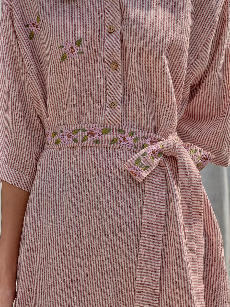 Weave a Flower organic cotton dress