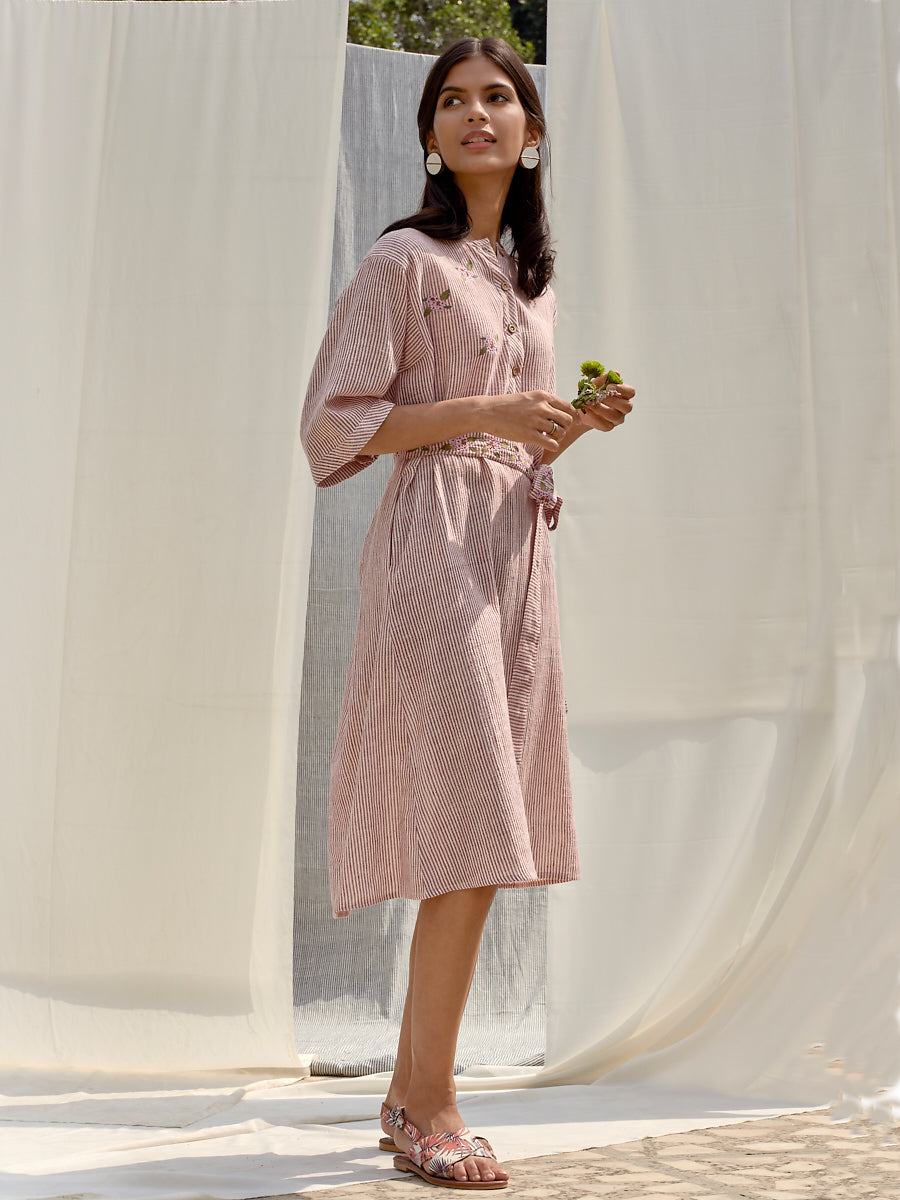 Weave a Flower organic cotton dress