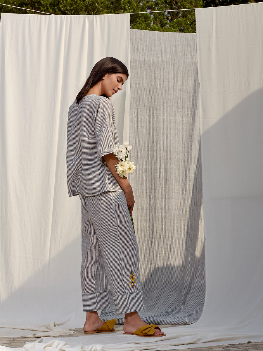 On My Way Into the Wild organic cotton trousers