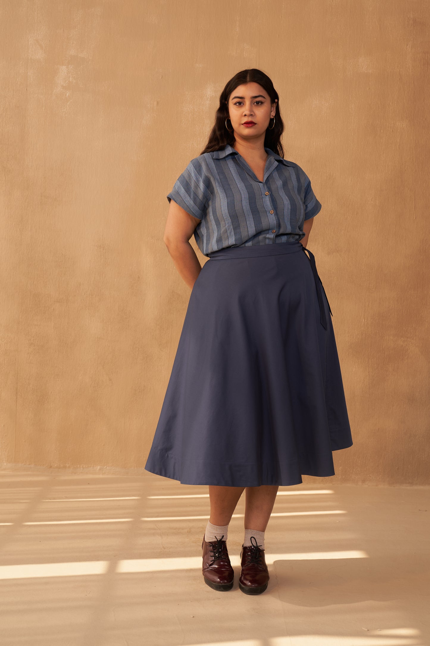 The Joyful Organic Cotton Midi Skirt