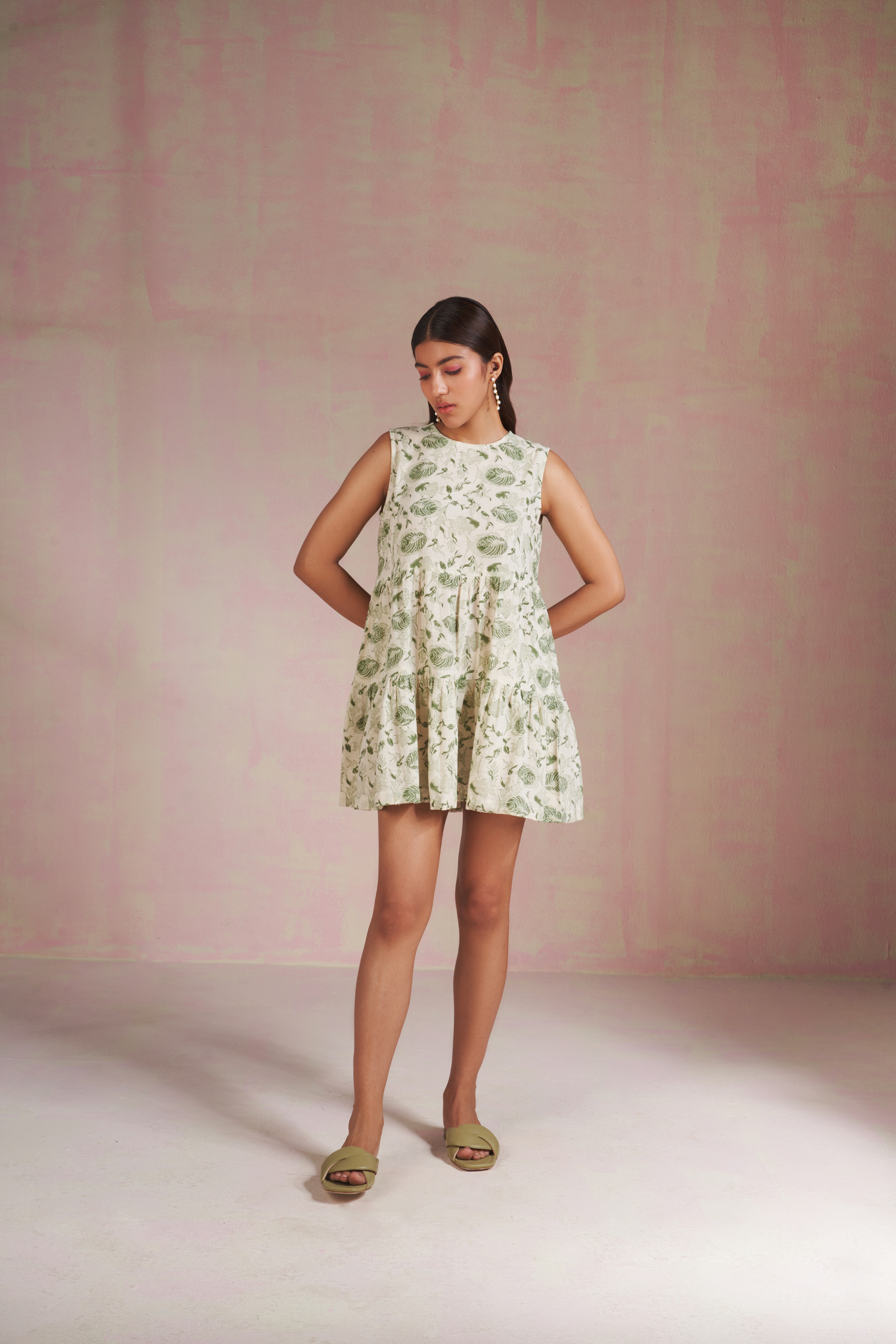The Marine Island kala cotton mini dress 