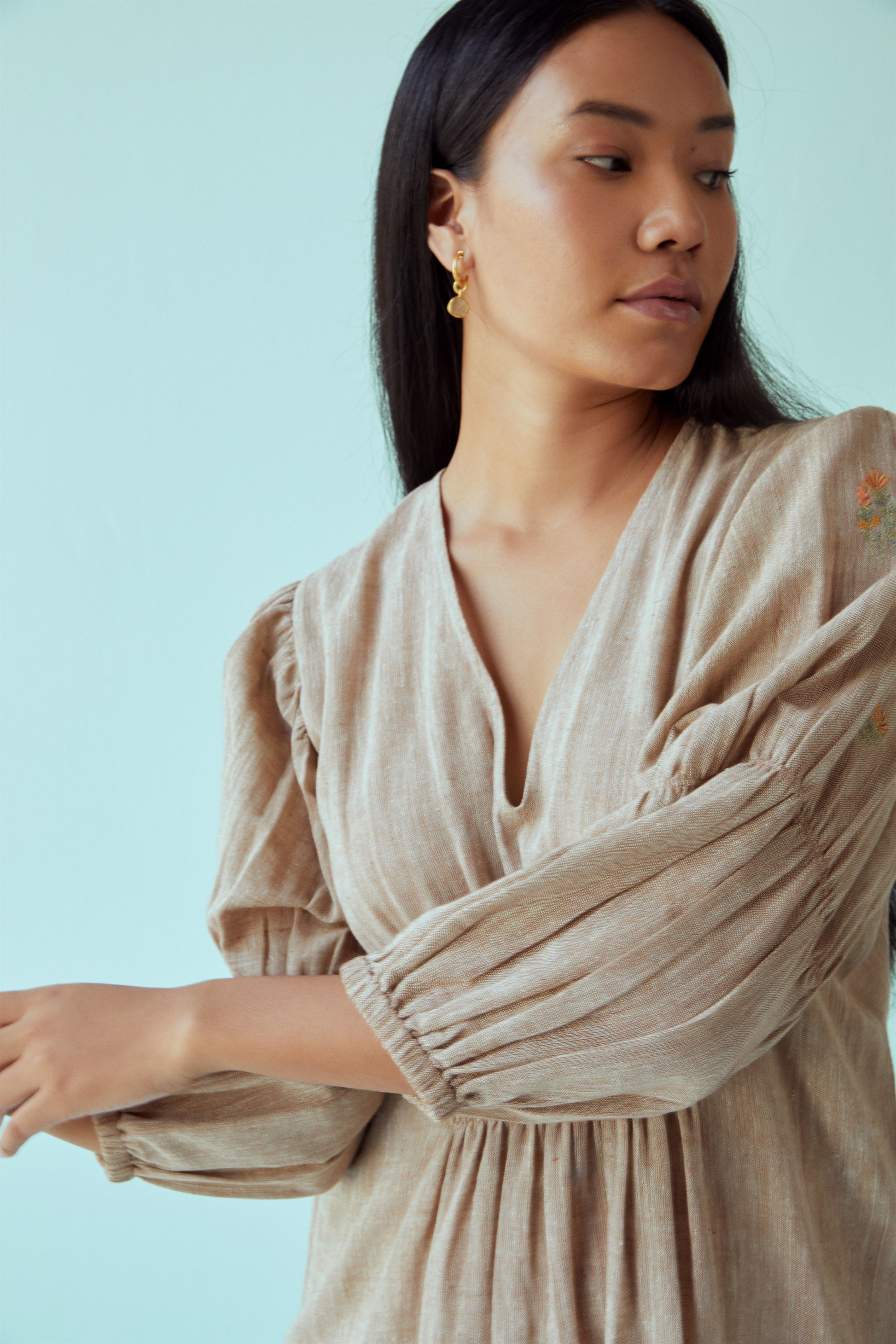 Sunrise kala cotton short dress