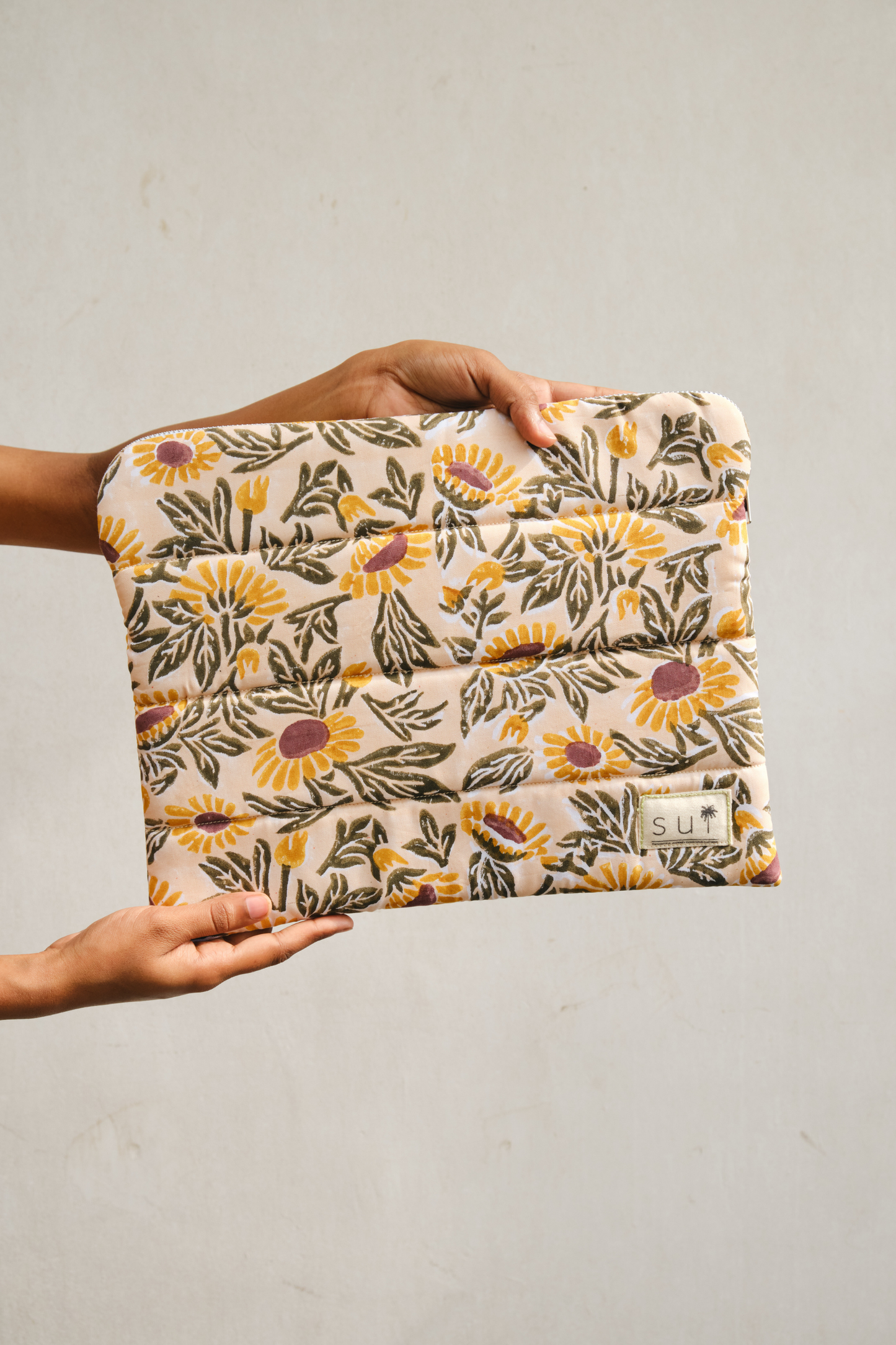 The Sunflower Upcycled Laptop Bag