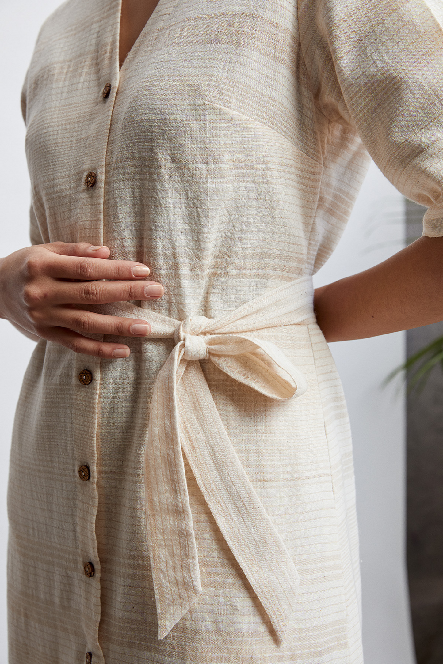 Basic Summer handwoven organic cotton dress