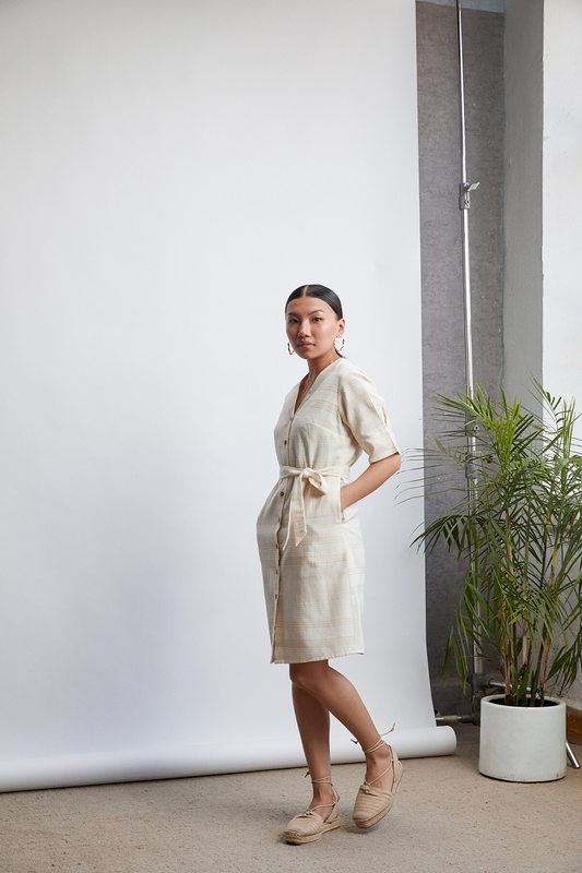 Basic Summer handwoven organic cotton dress