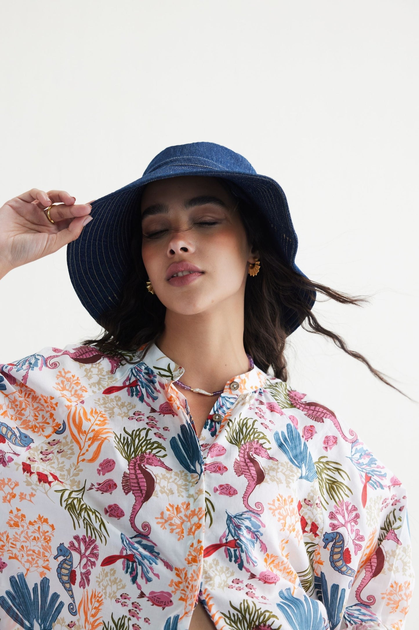 Blooming Reef Lyocell Classic Shirt