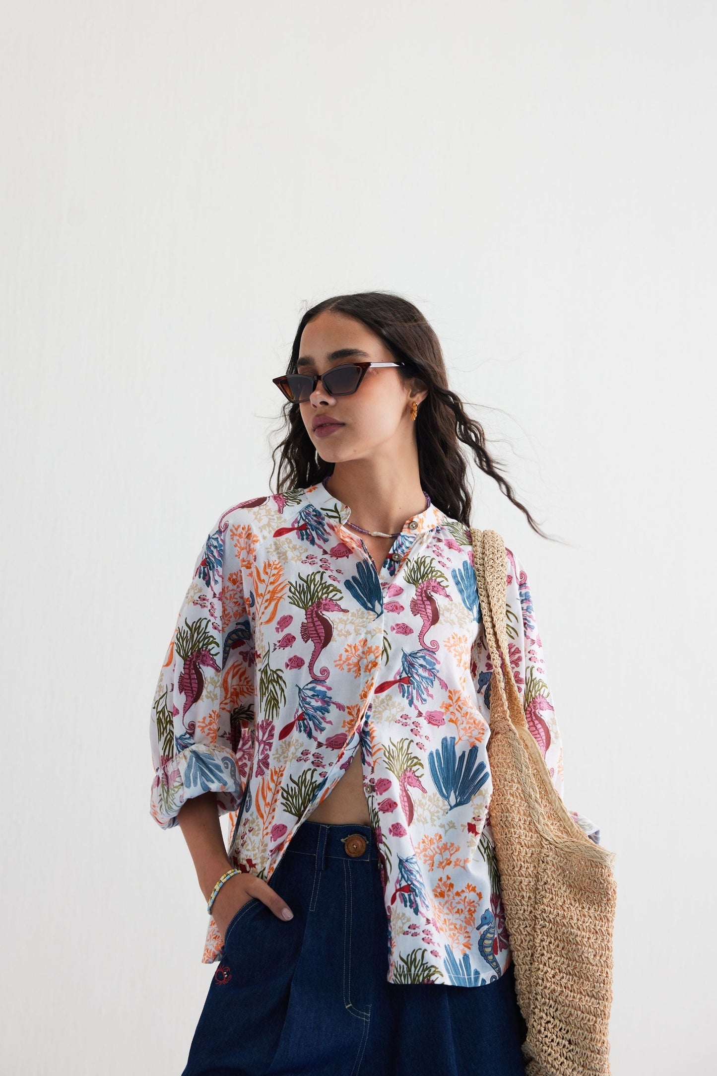 Blooming Reef Lyocell Classic Shirt