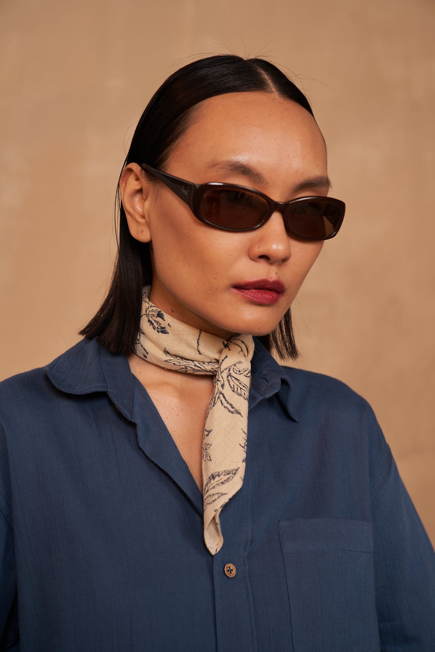 Blue Palm Organic Cotton Unisex Shirt