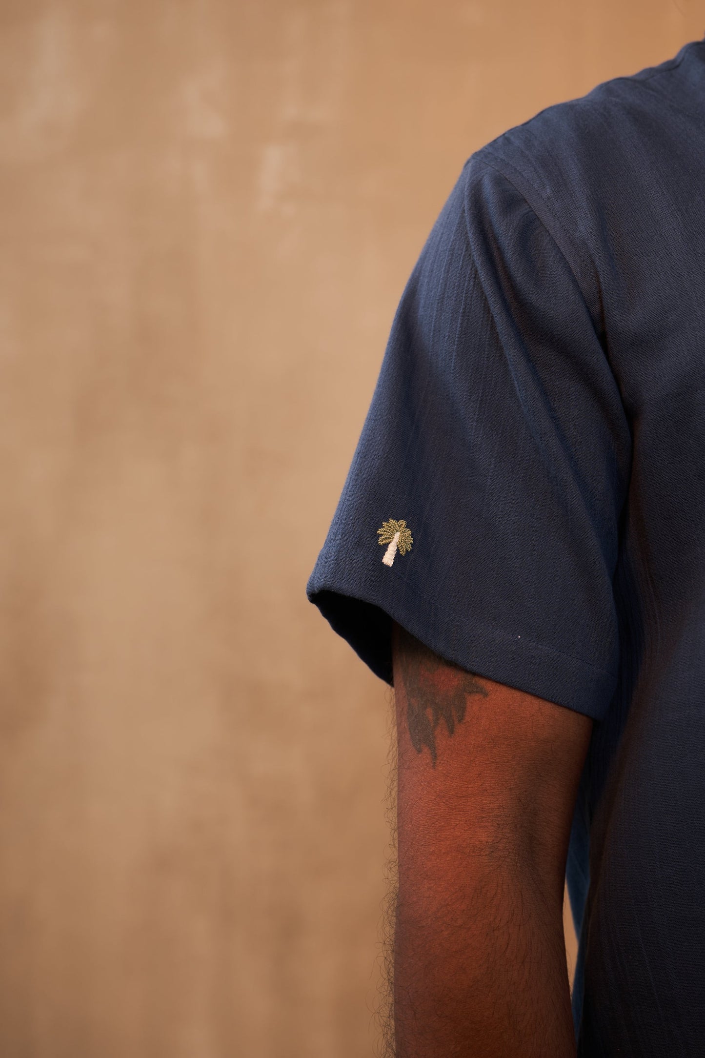Blue Palm Organic Cotton Unisex Shirt