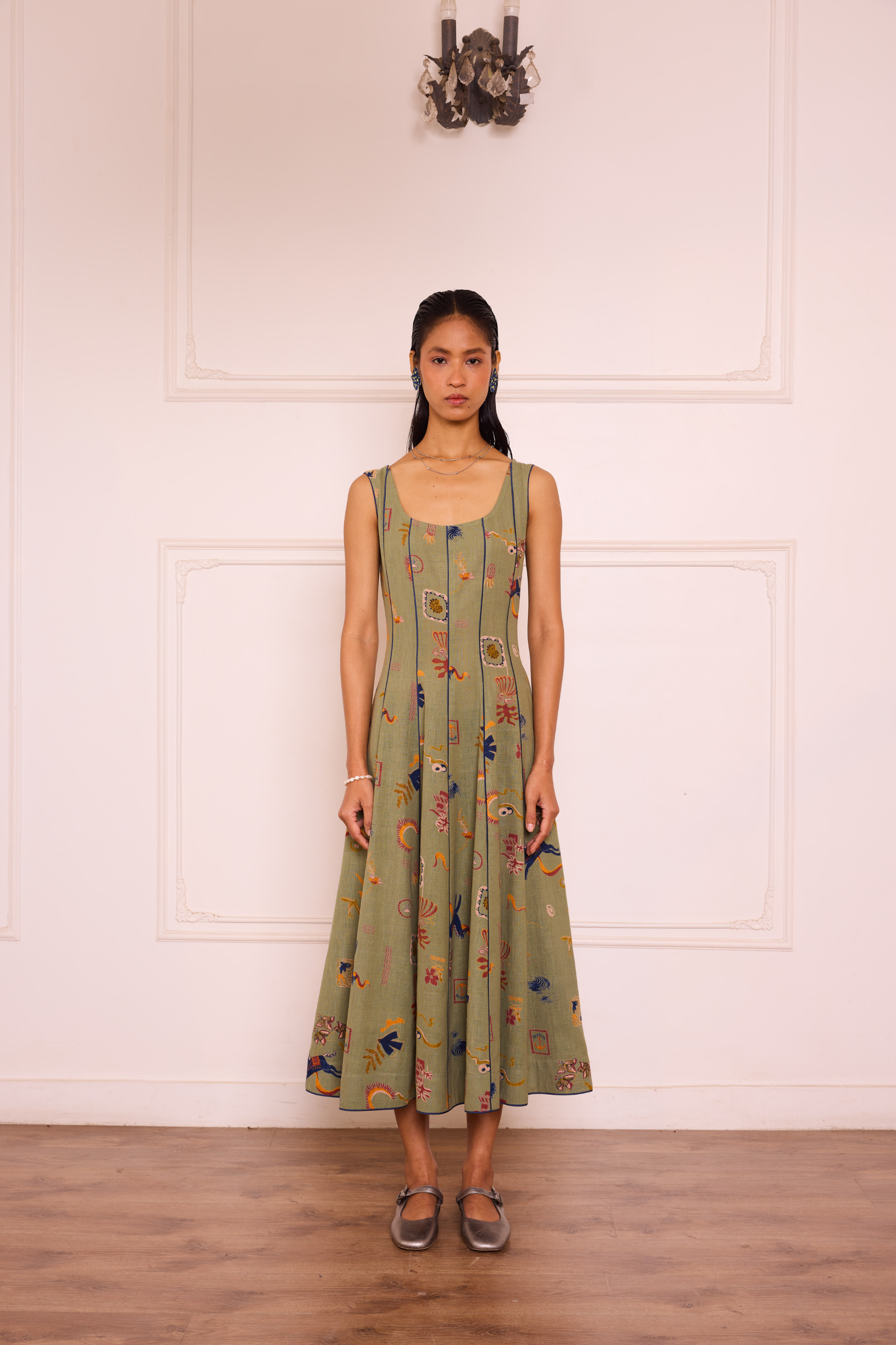 Bold Nights Handspun Handwoven Organic Cotton Maxi Dress Bold Nights Handspun Handwoven Organic Cotton Maxi Dress