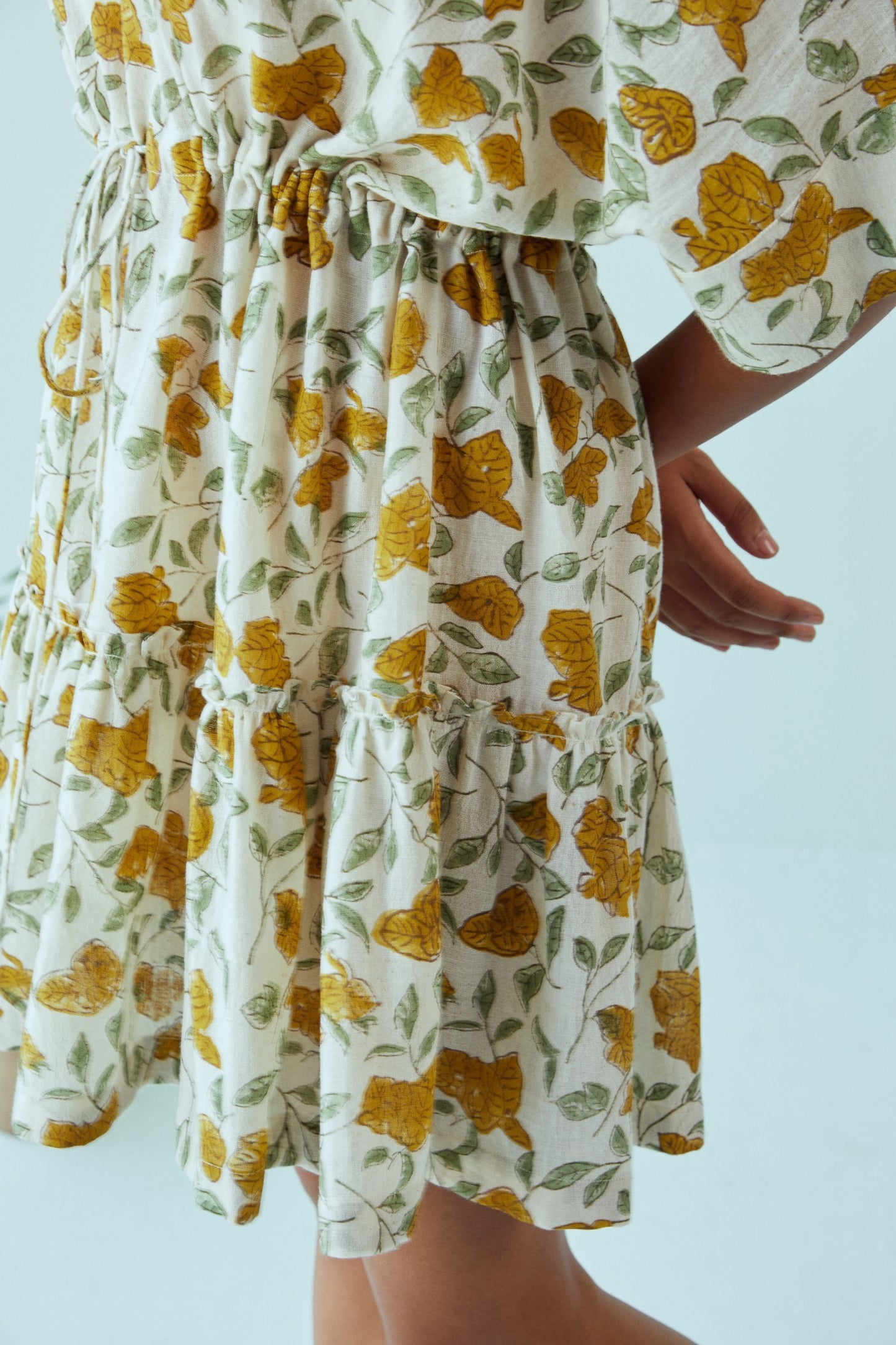 Bougainvillea Blooms kala cotton dress