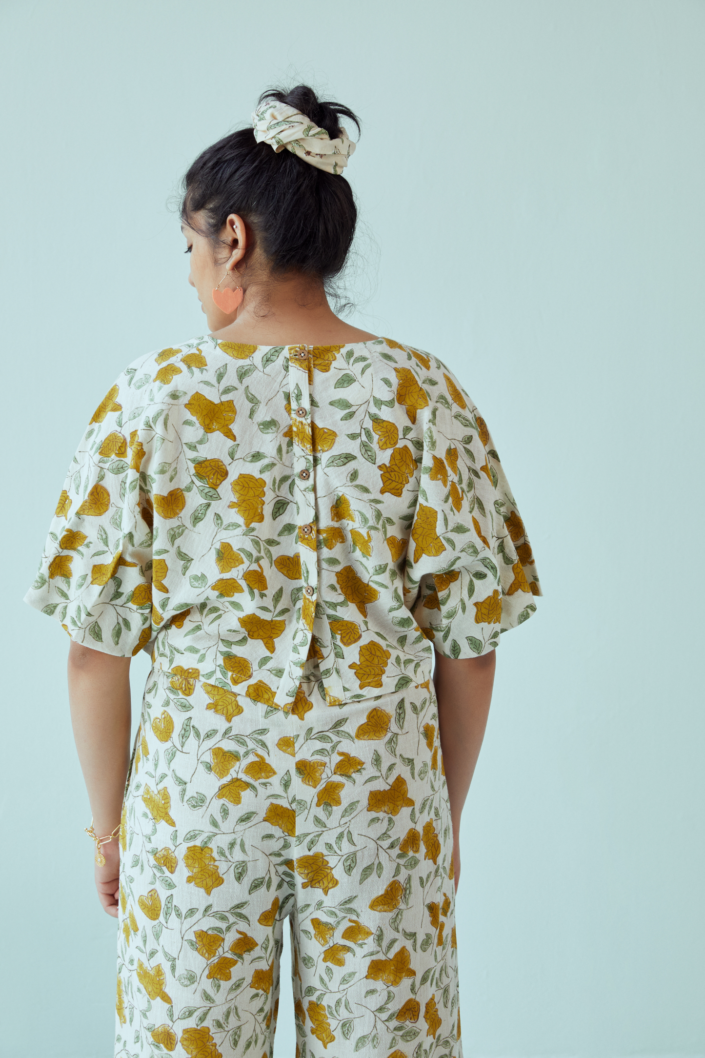 Bougainvillea Blooms kala cotton top