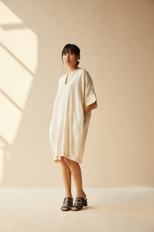 Checkerbloom handwoven organic cotton dress