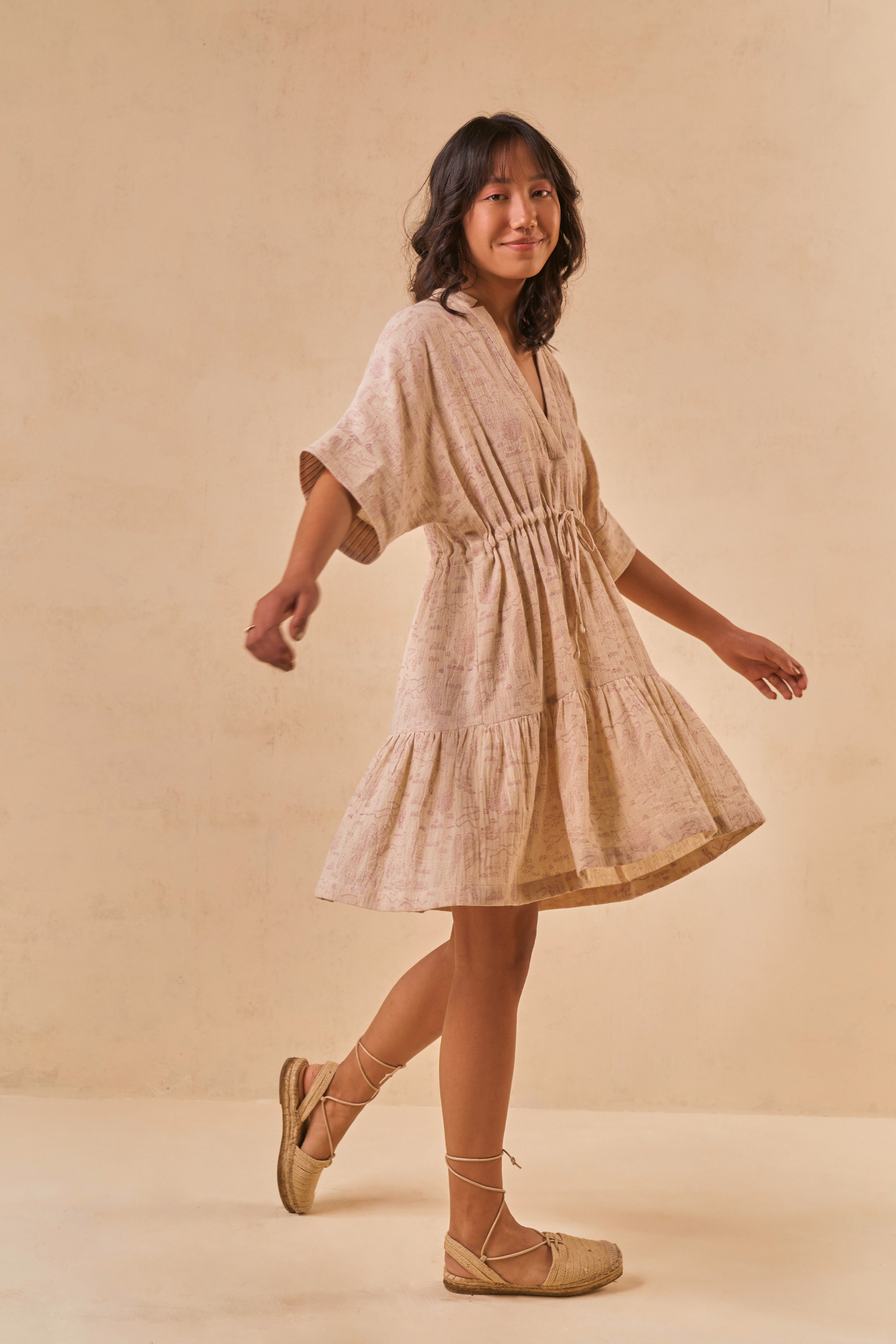 coral cotton dress Karen Millen Petite Cotton Sateen V Neck Maxi Dress in Coral