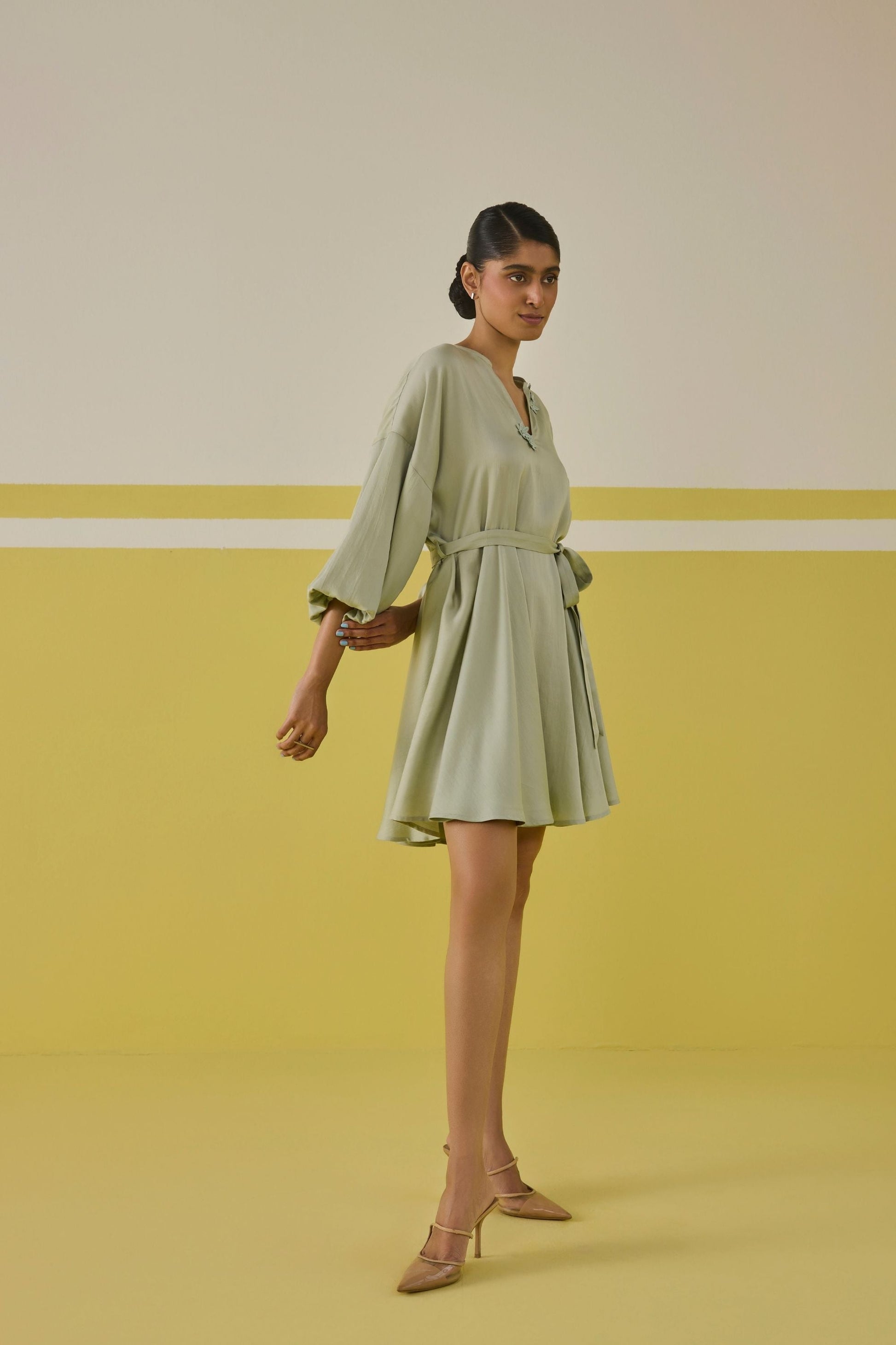 Daisy Mint Tencel Dress | SUI Sui - US Daisy Mint Tencel Dress | SUI Sui - US