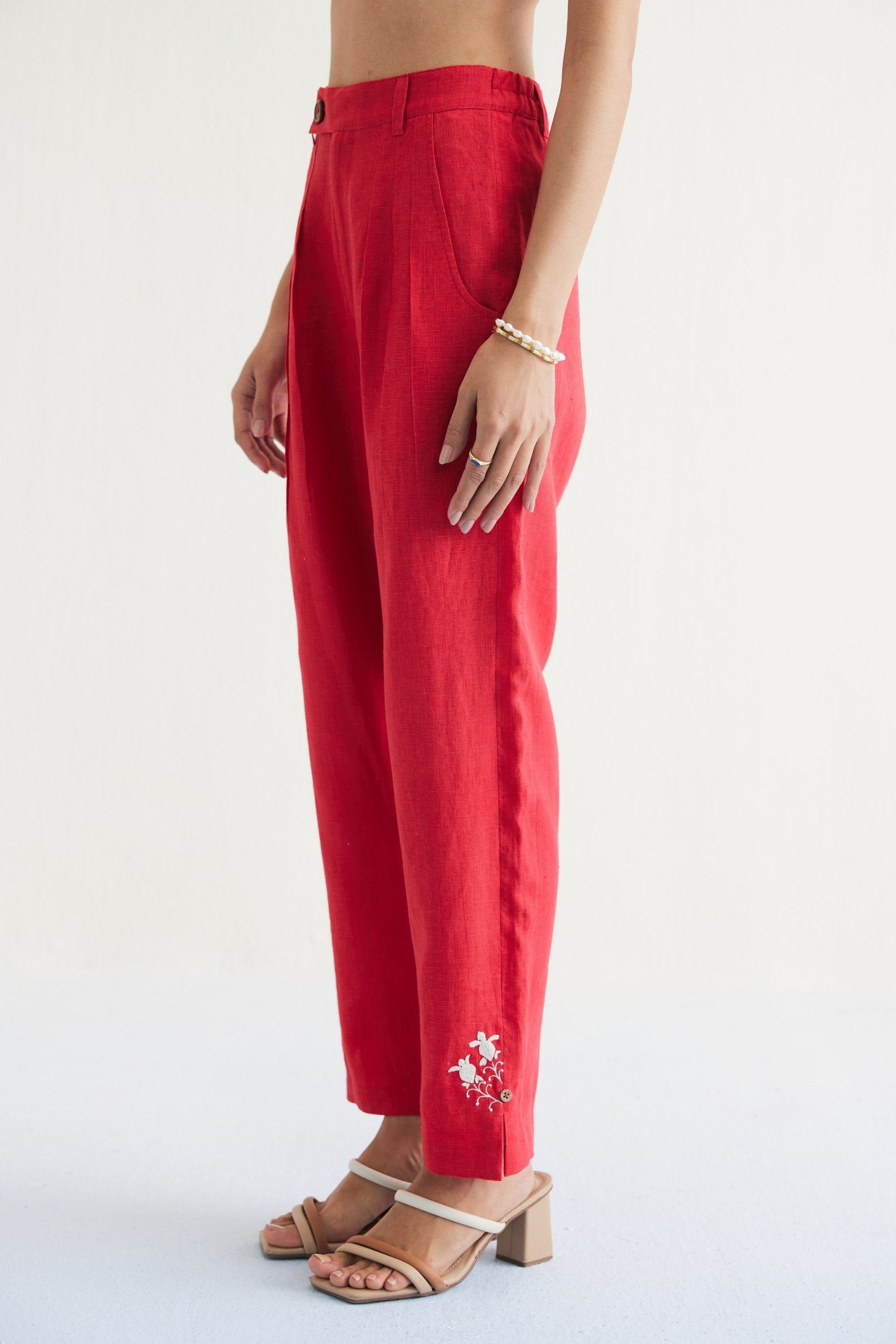 Ebb & Flow Sunset Linen Trousers