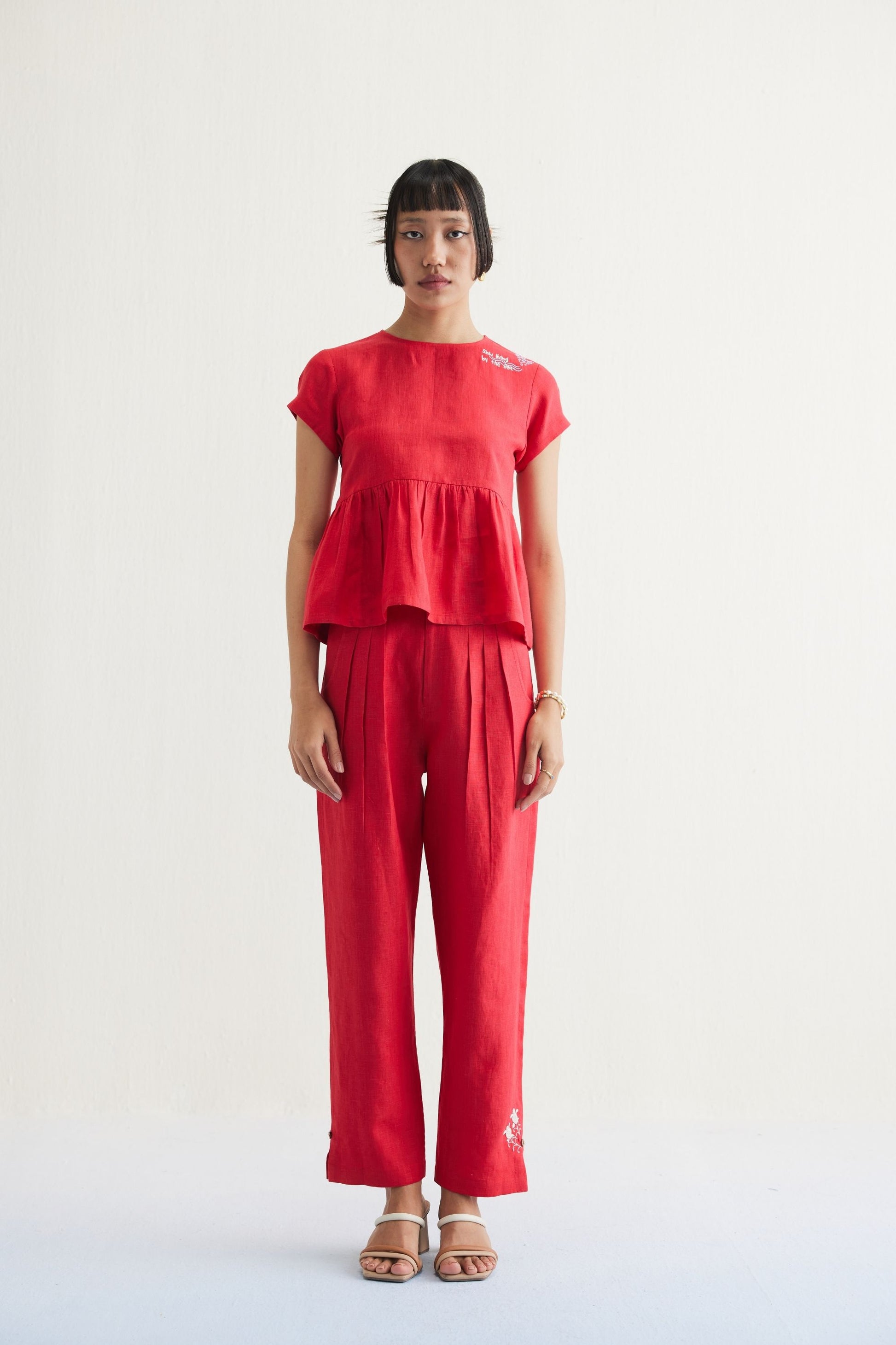 Ebb & Flow Sunset Linen Trousers