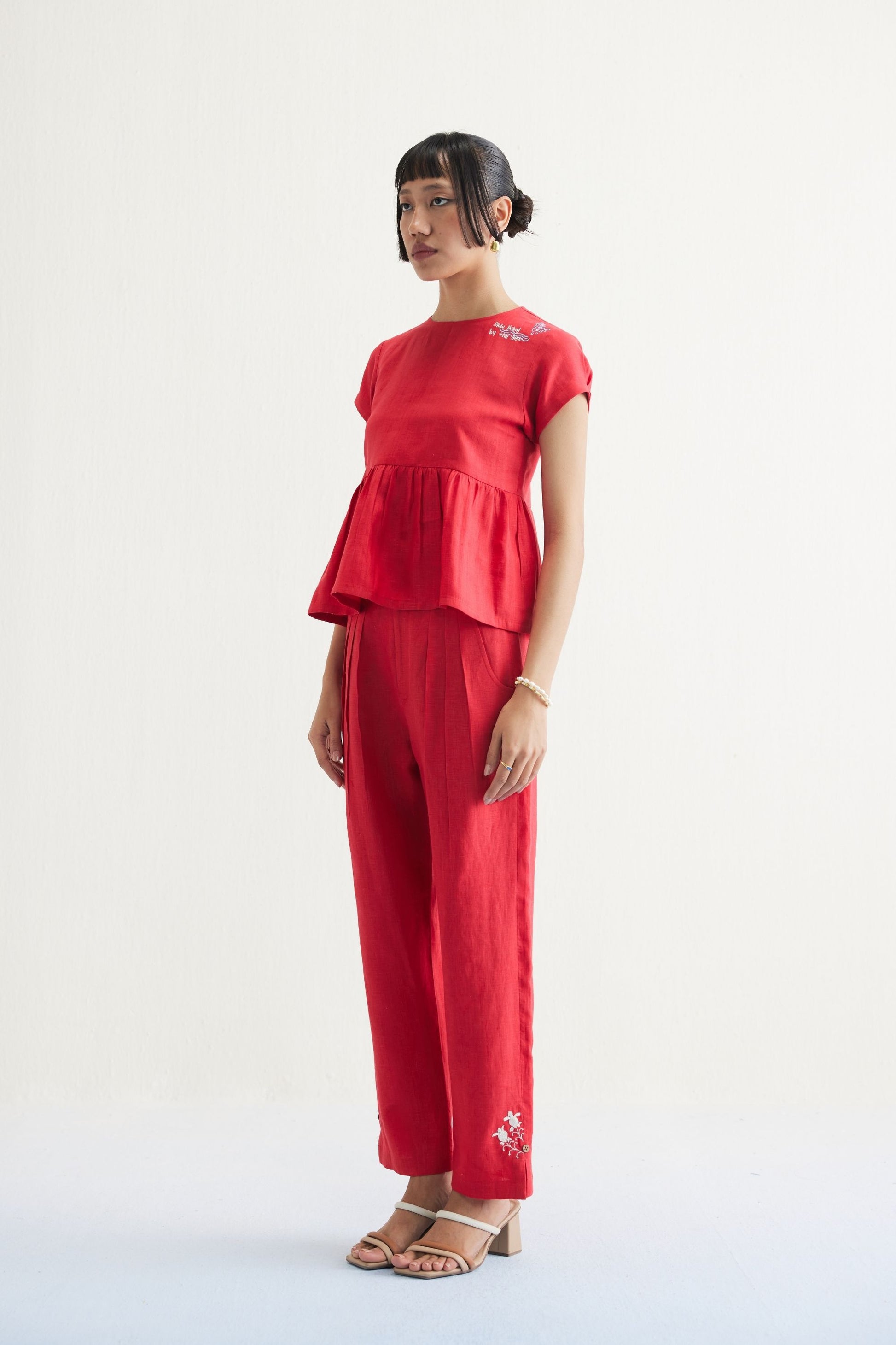 Ebb & Flow Sunset Linen Trousers