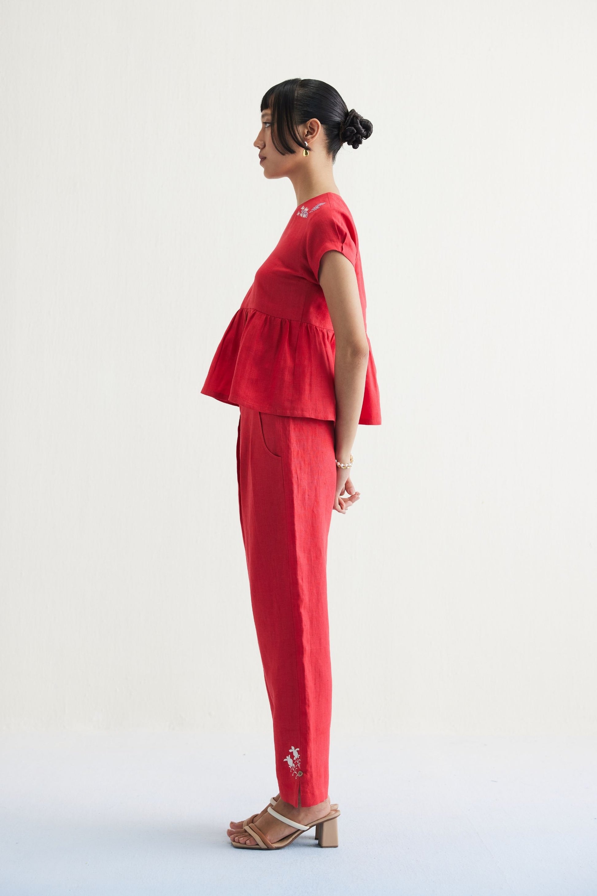 Ebb & Flow Sunset Linen Trousers