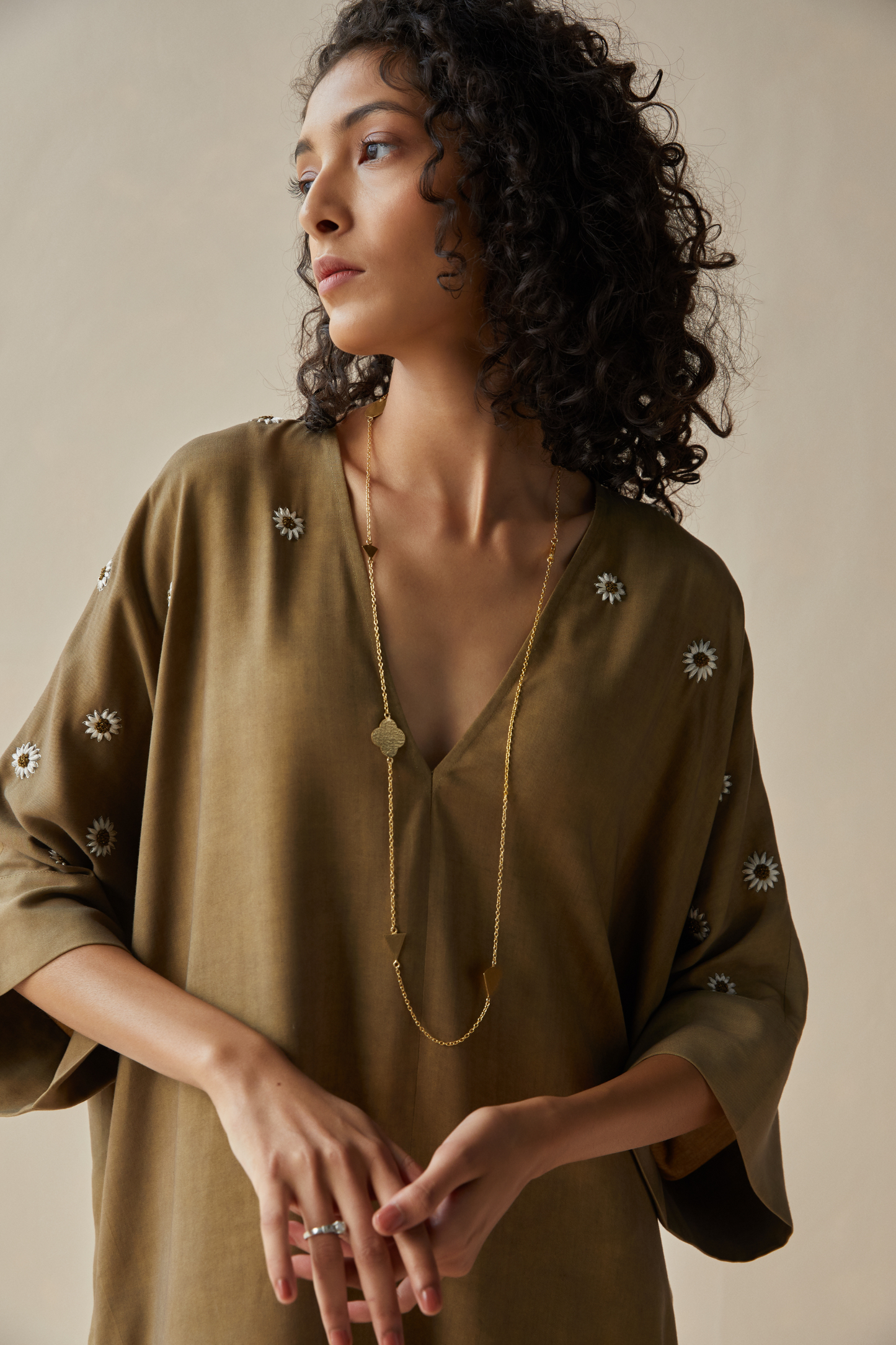Field of Daisies tencel kaftan