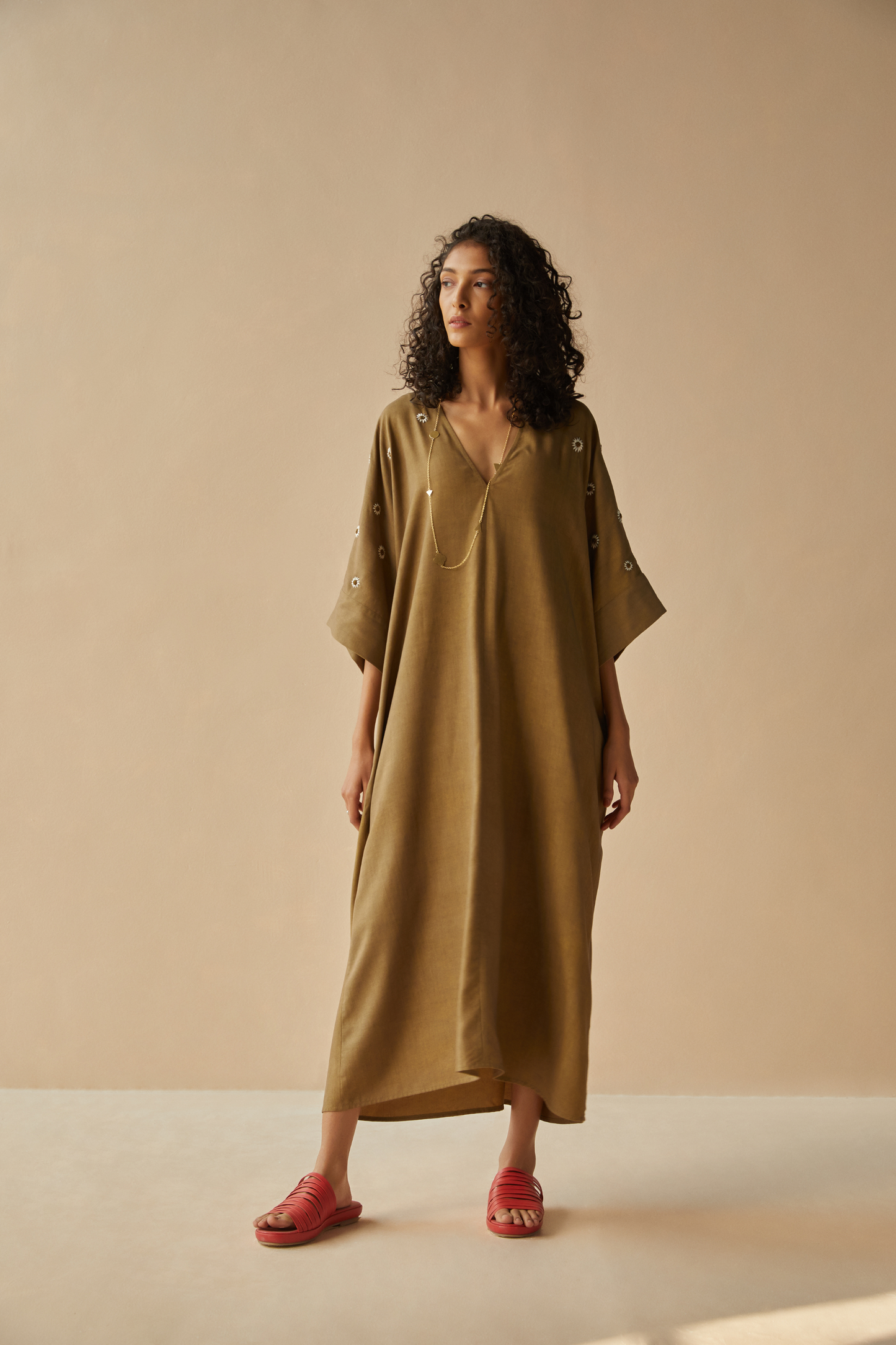 Field of Daisies tencel kaftan