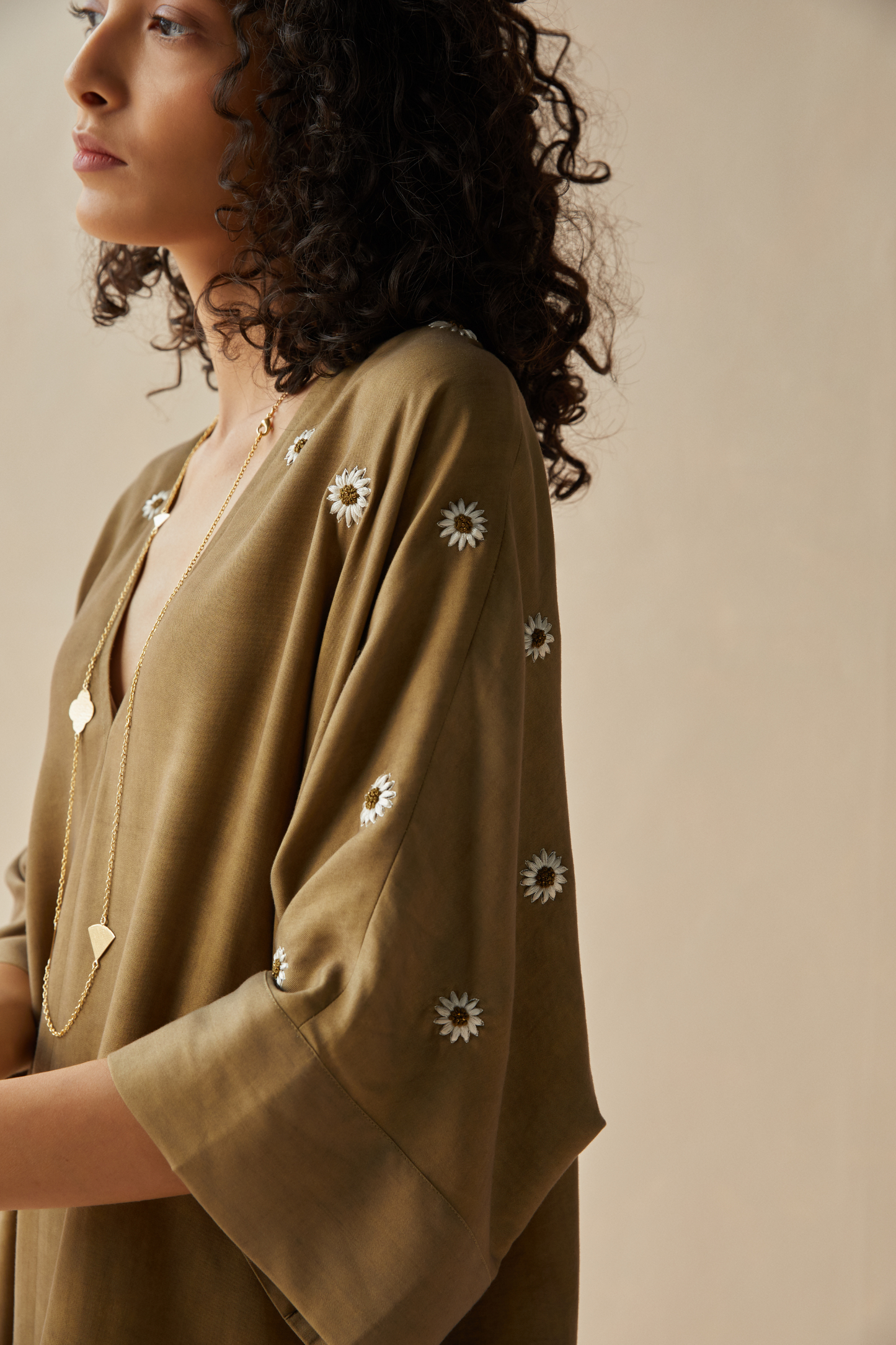 Field of Daisies tencel kaftan