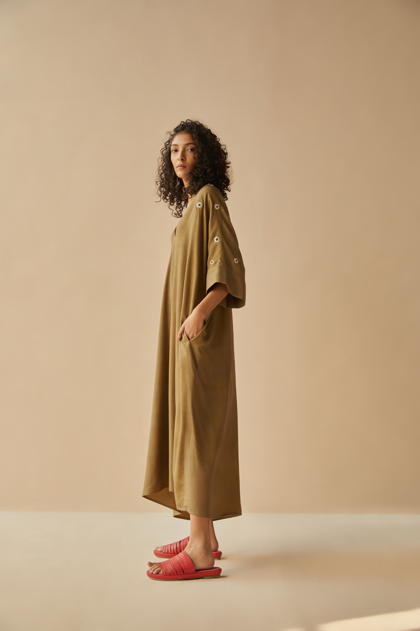 Field of Daisies tencel kaftan
