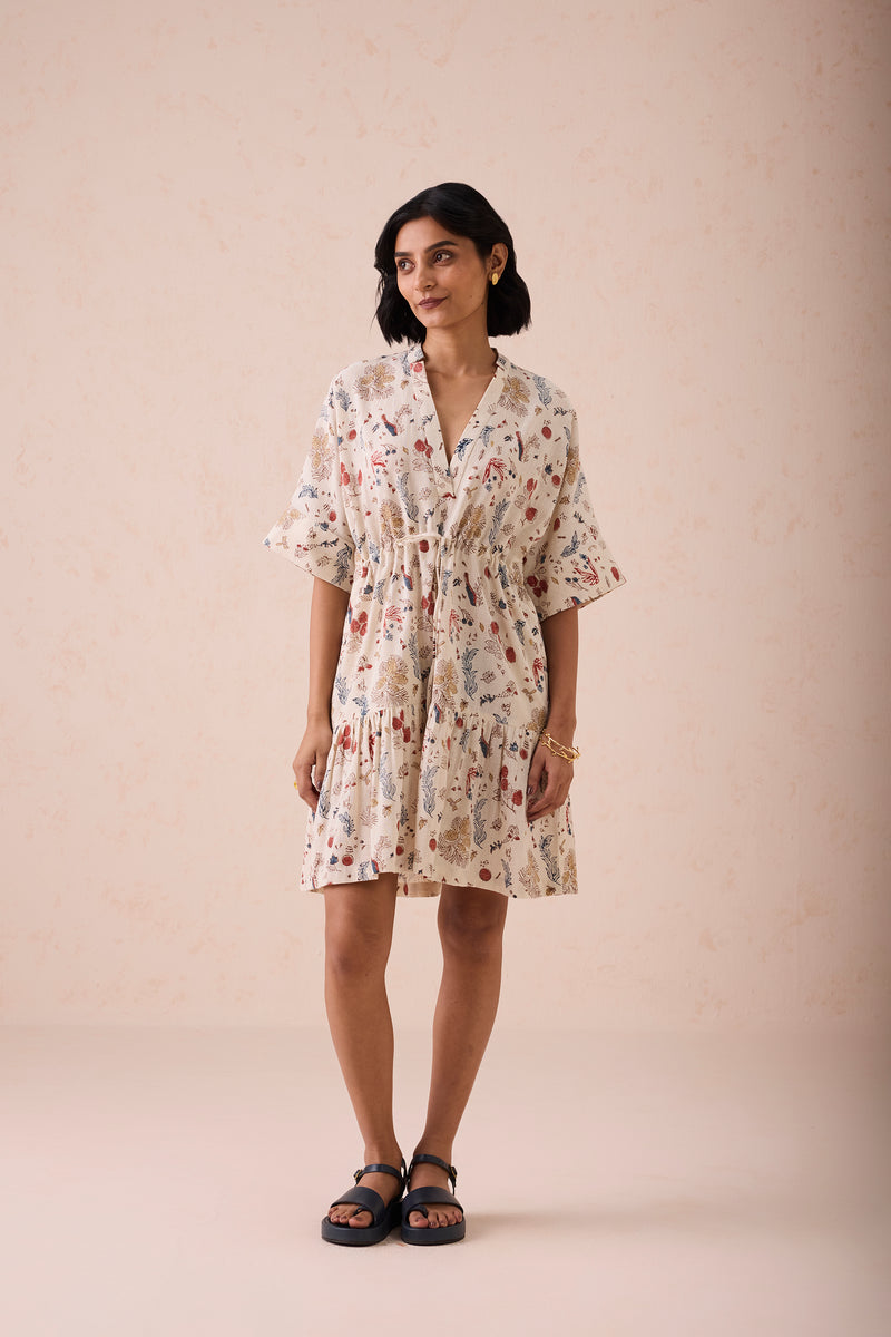 Forest Bloom Kala Cotton Dress