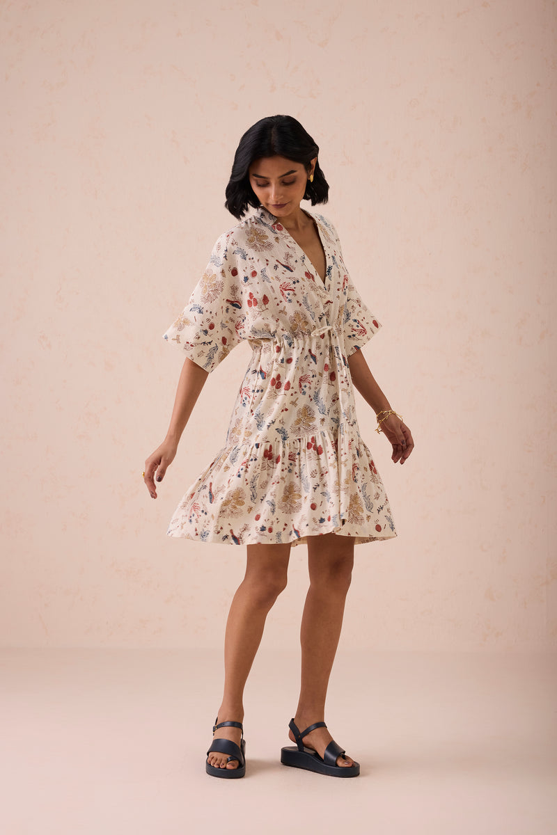 Forest Bloom Kala Cotton Dress