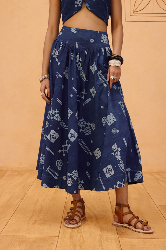 Garden Of Harmony Organic Cotton Maxi Skirt