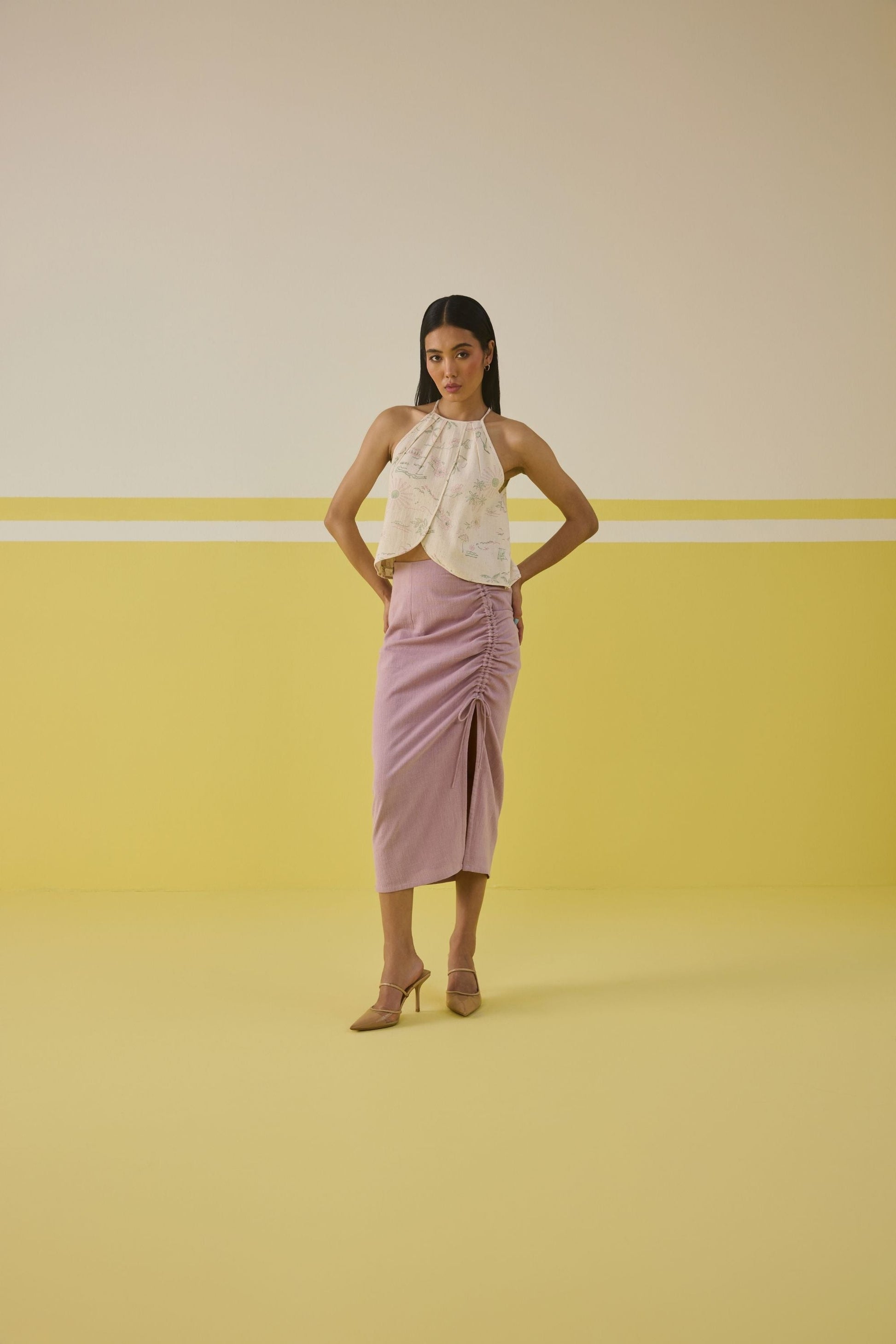 Garden Of Joy Organic Cotton Halter Neck Top