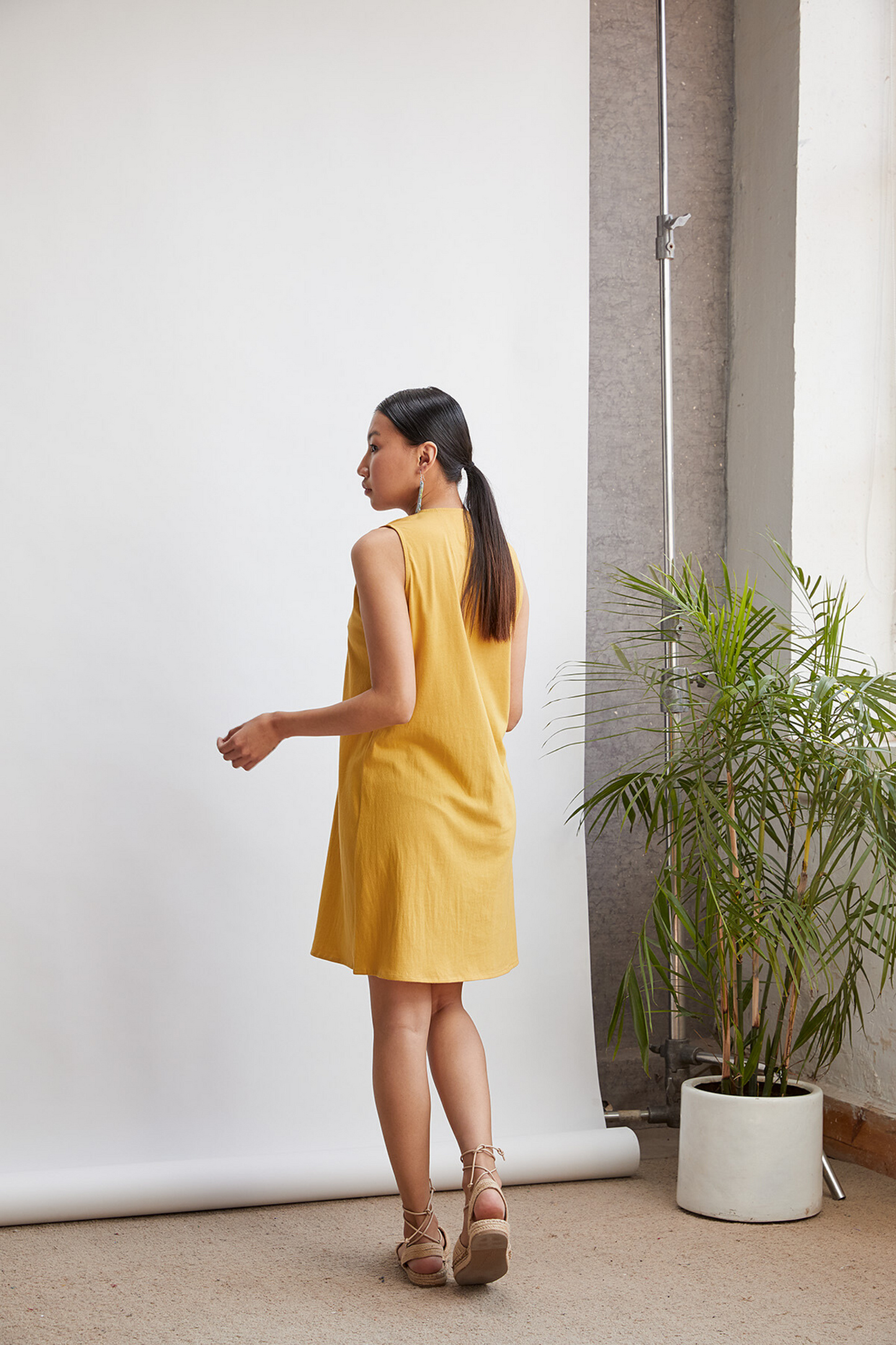 Ginger organic cotton knit dress