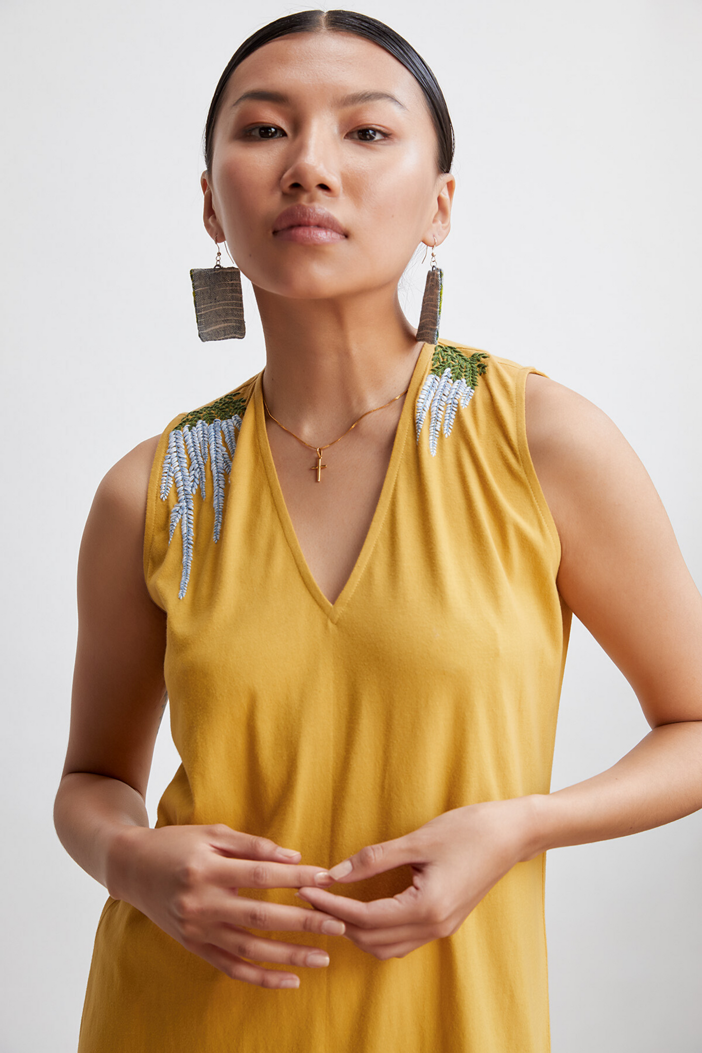 Ginger organic cotton knit dress
