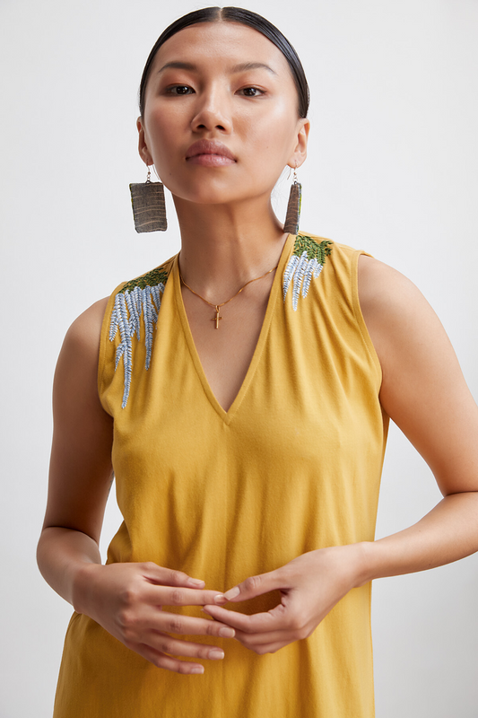 Ginger organic cotton knit dress
