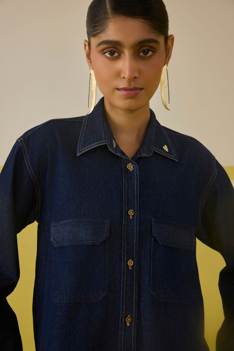 Grow With A Flow Denim Shirt