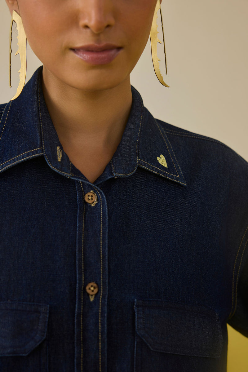 Grow With A Flow Denim Shirt