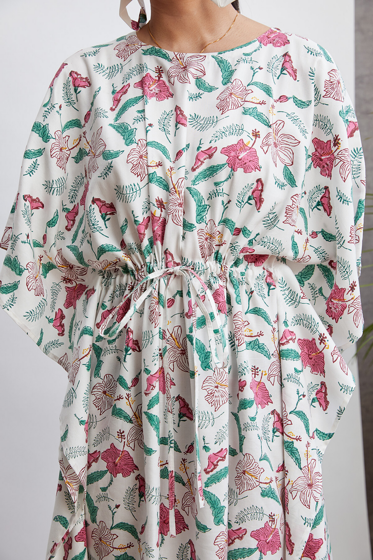 Hibiscusy Summer tencel dress