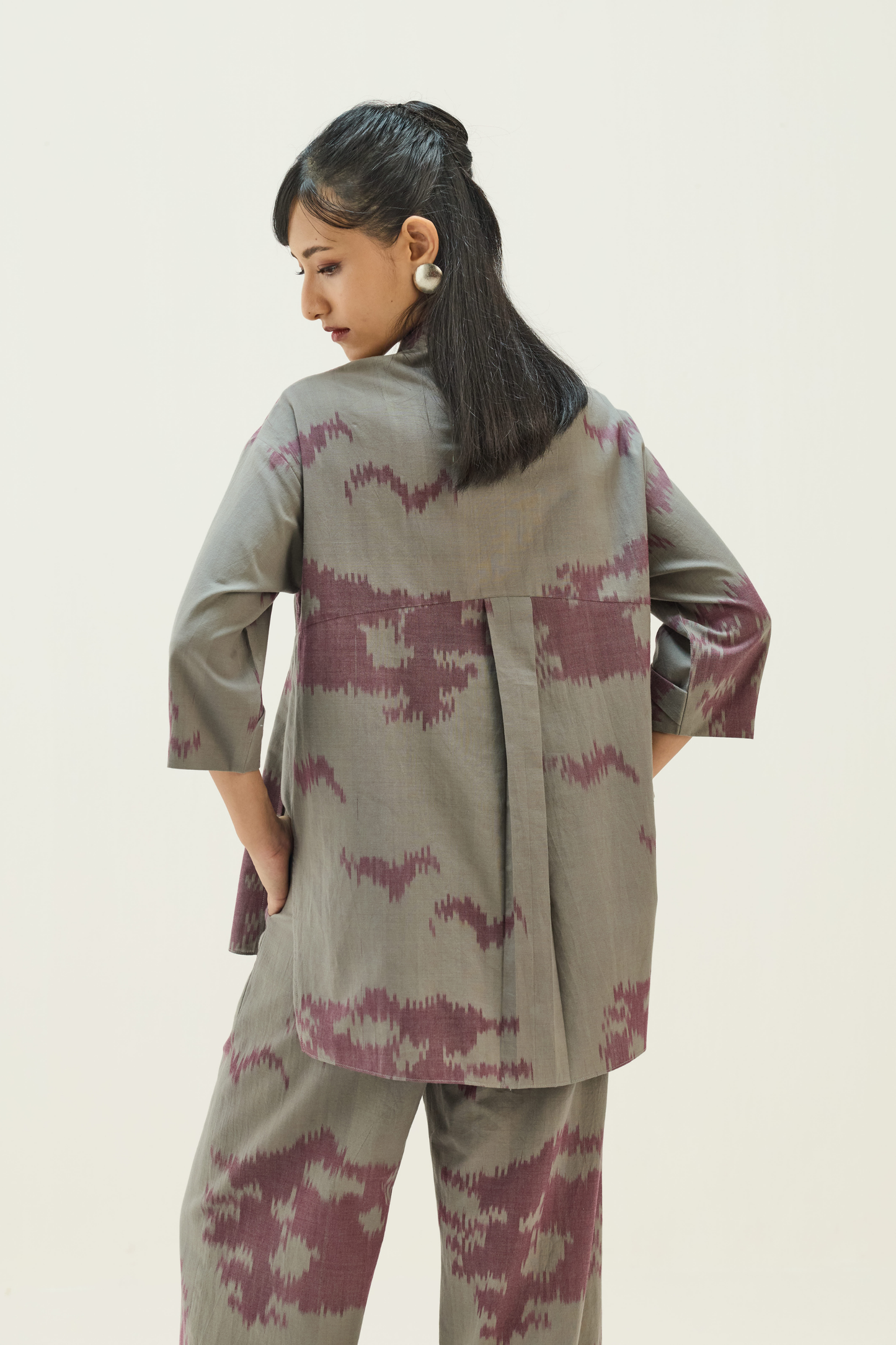 Horizon Handwoven Ikkat Shirt