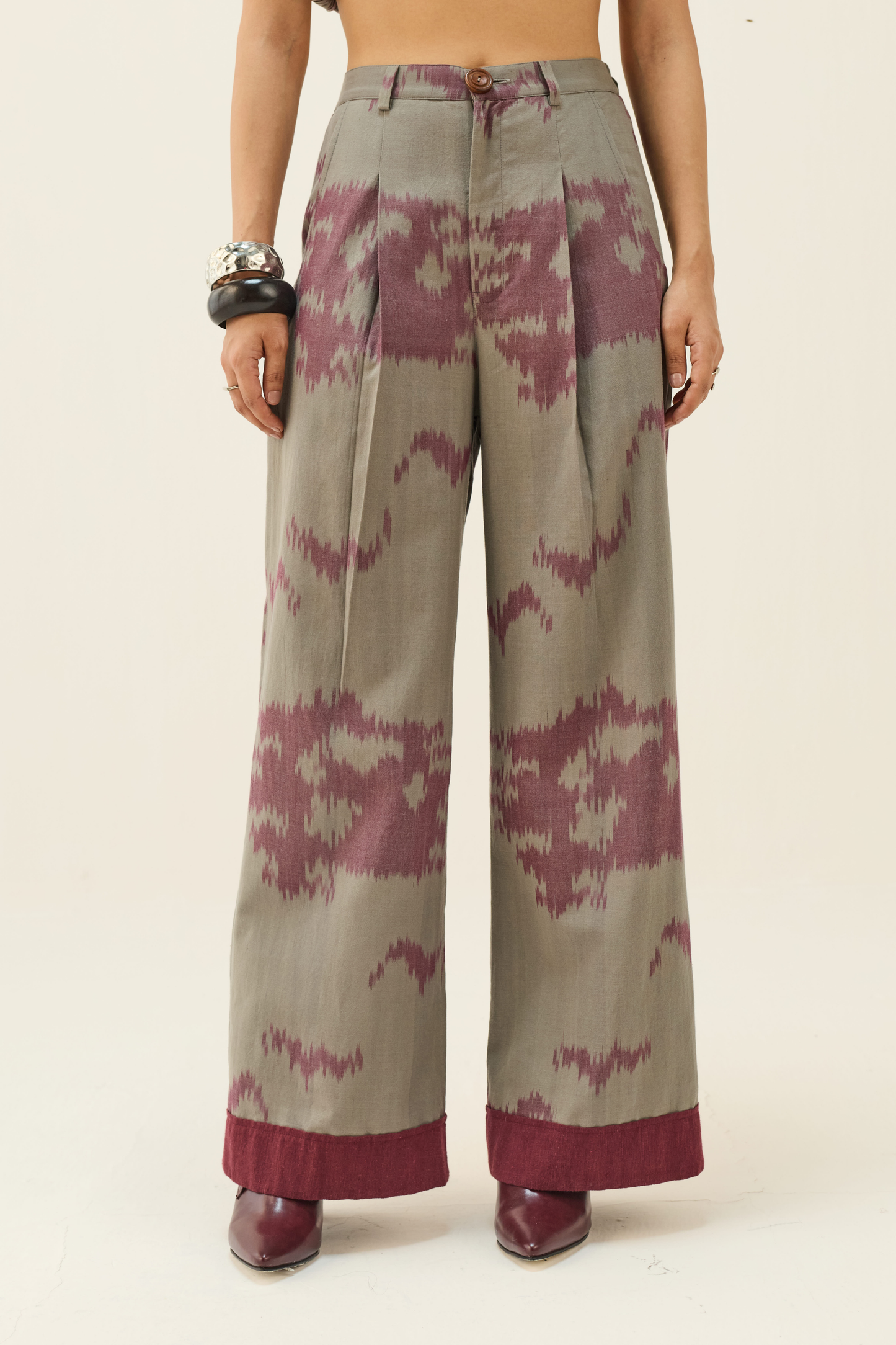 Horizon Handwoven Ikkat Trousers