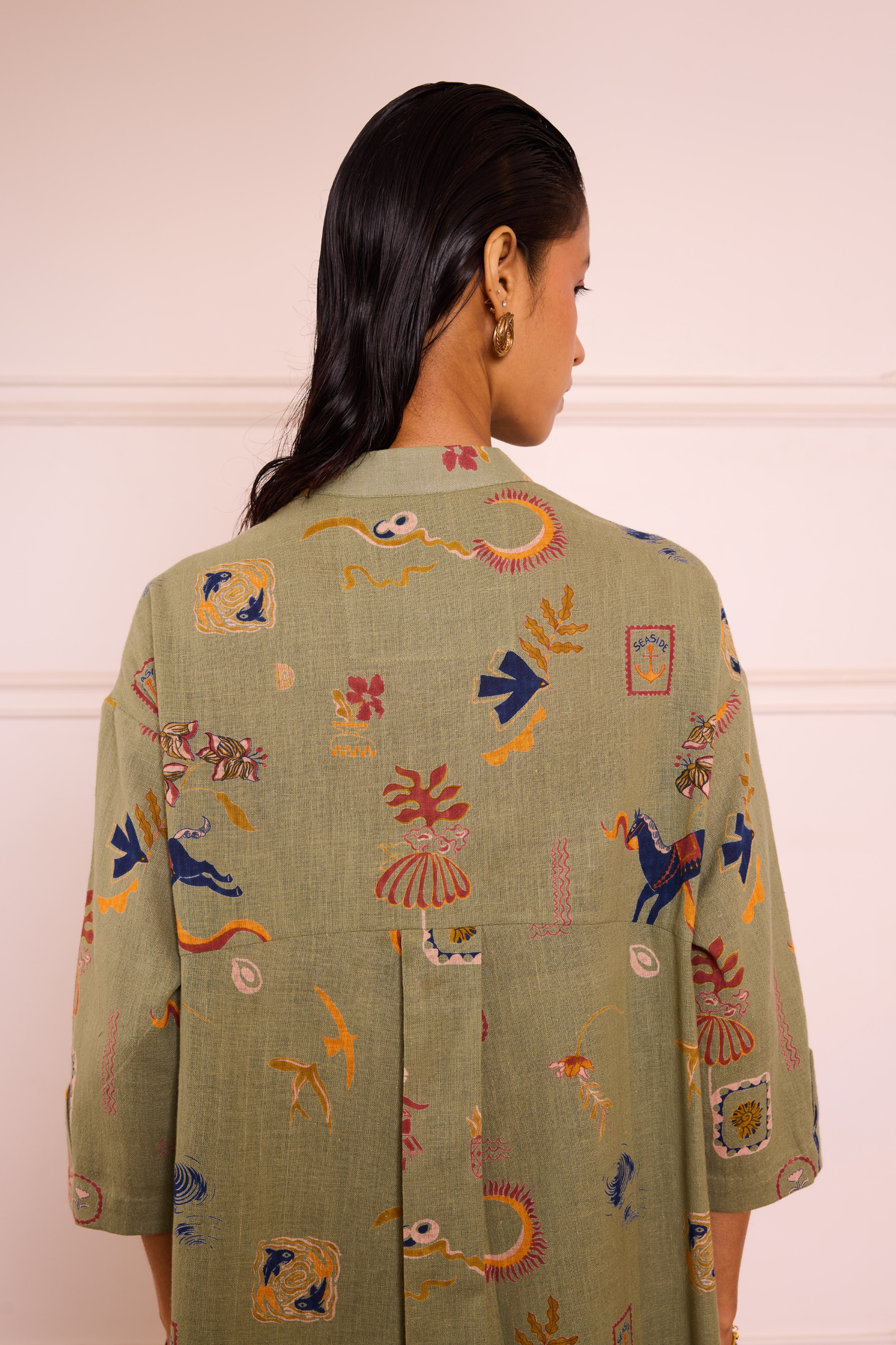 Journey To Shore Handspun Handwoven Organic Cotton Shirt