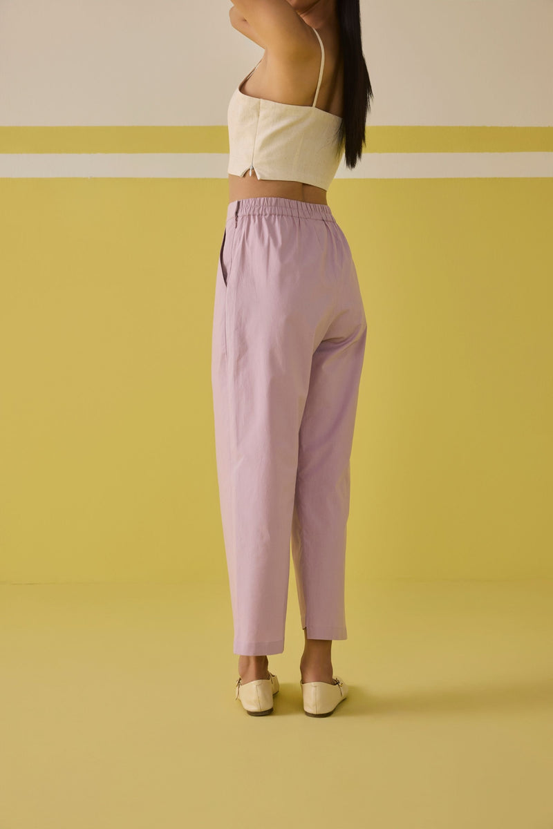 Lavender Summer Organic Cotton Trousers