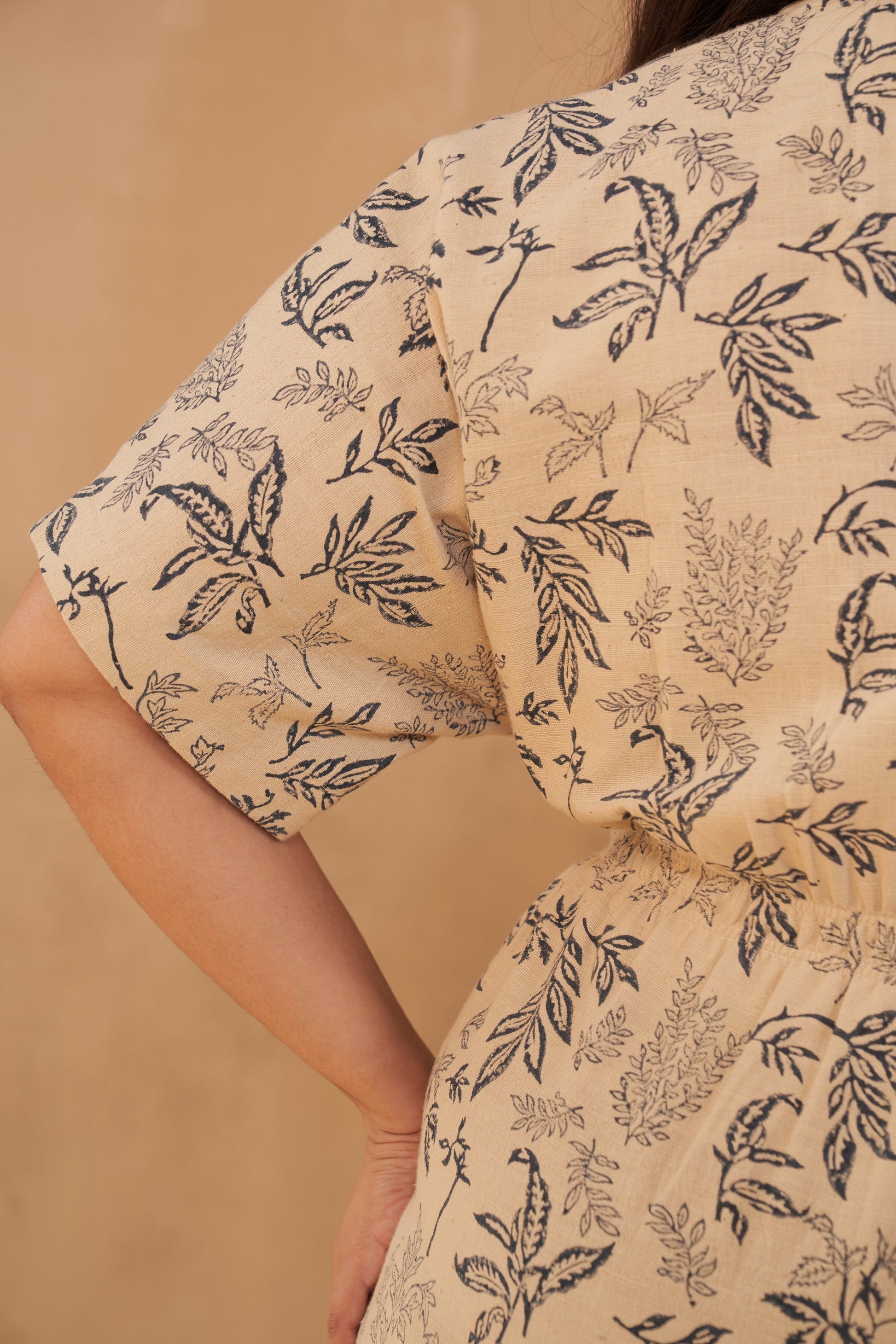 Leafy Bloom Kala Cotton Maxi Dress