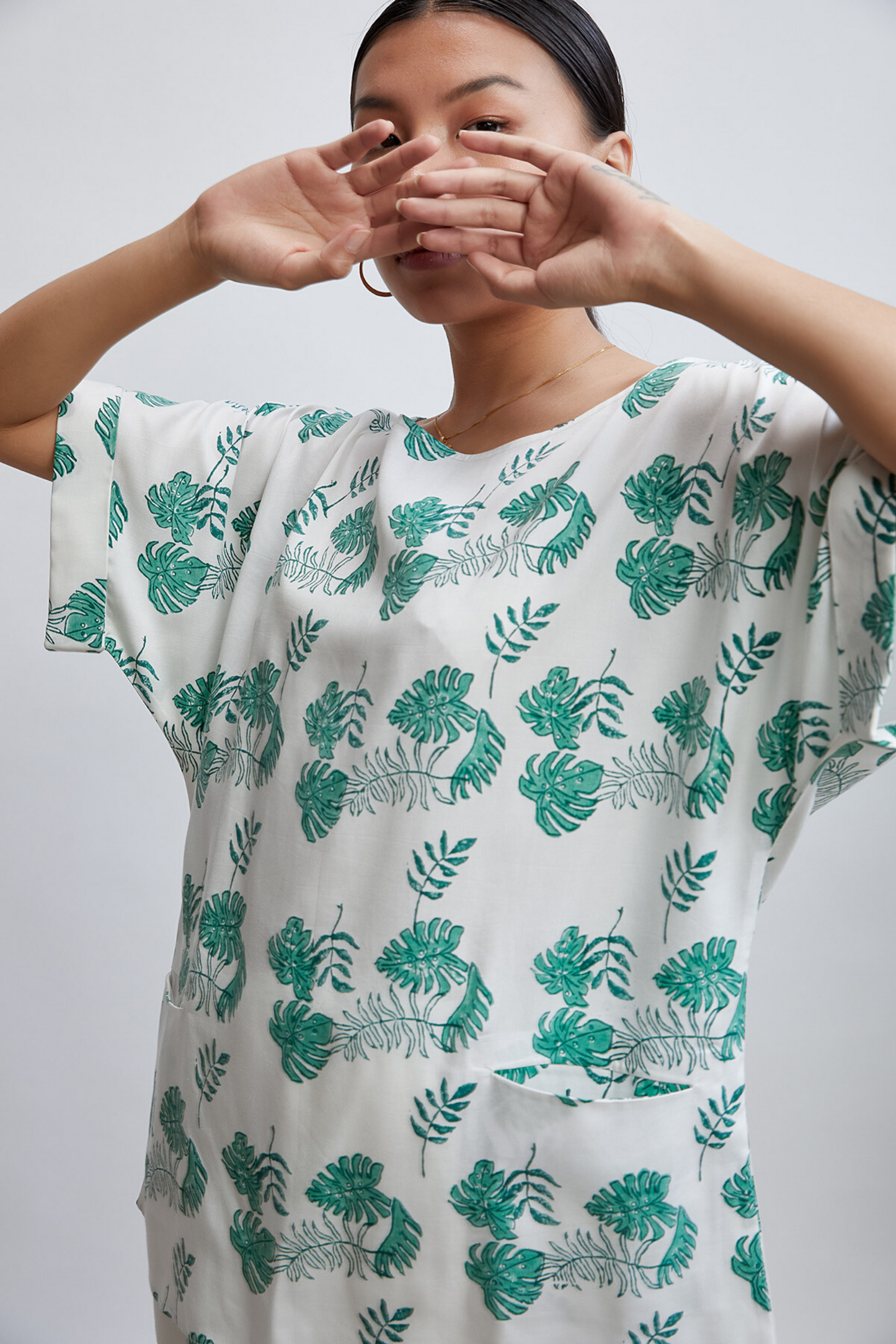 Leafy Love tencel top