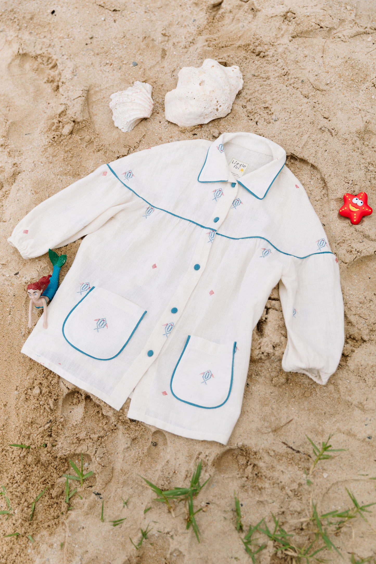 Little Fish Handwoven Kala Cotton Dress
