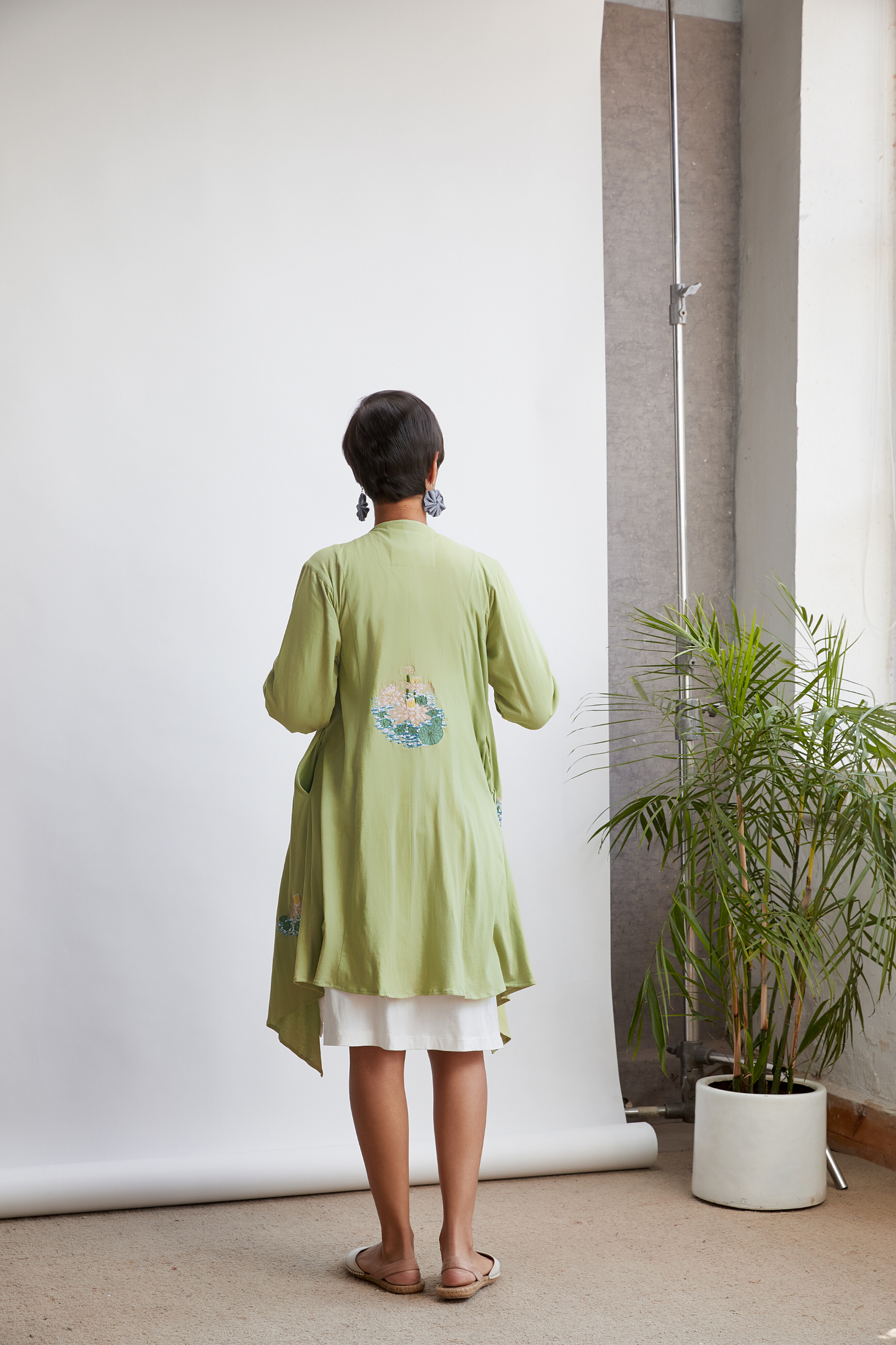 Lotus Shine organic cotton knit gilet