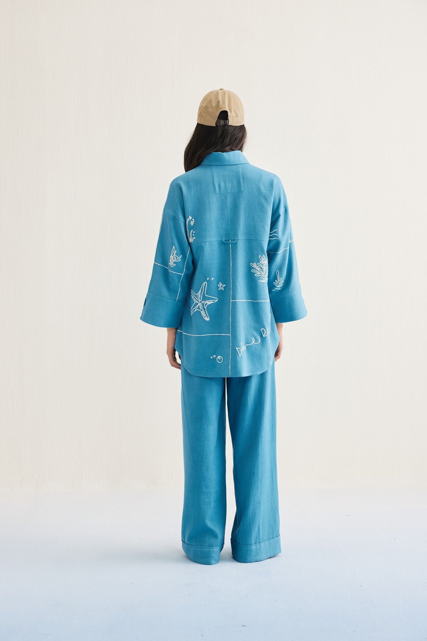 Meet Me By The Sea Handwoven Twill Shirt