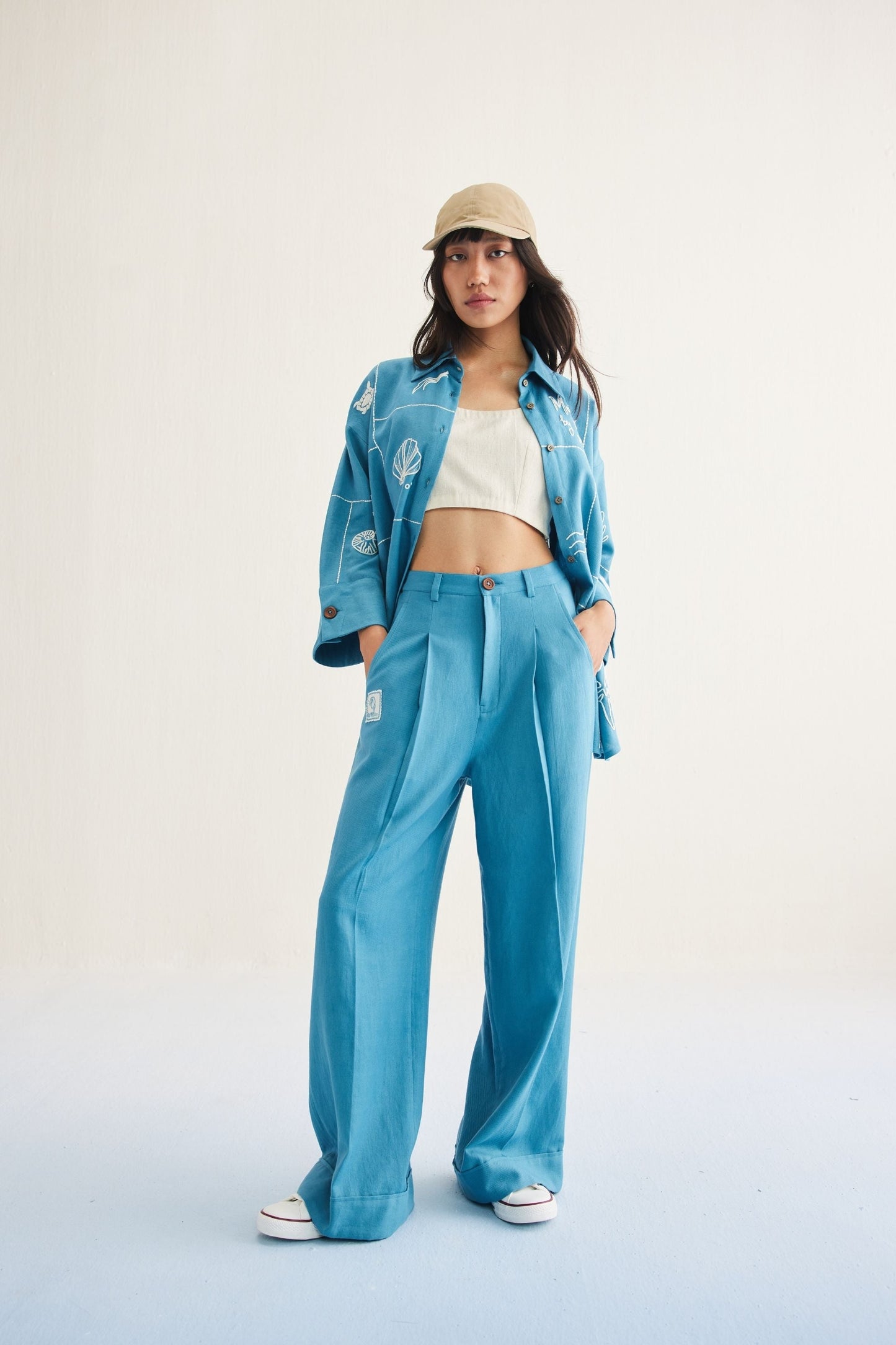 Meet Me By The Sea Handwoven Twill Shirt