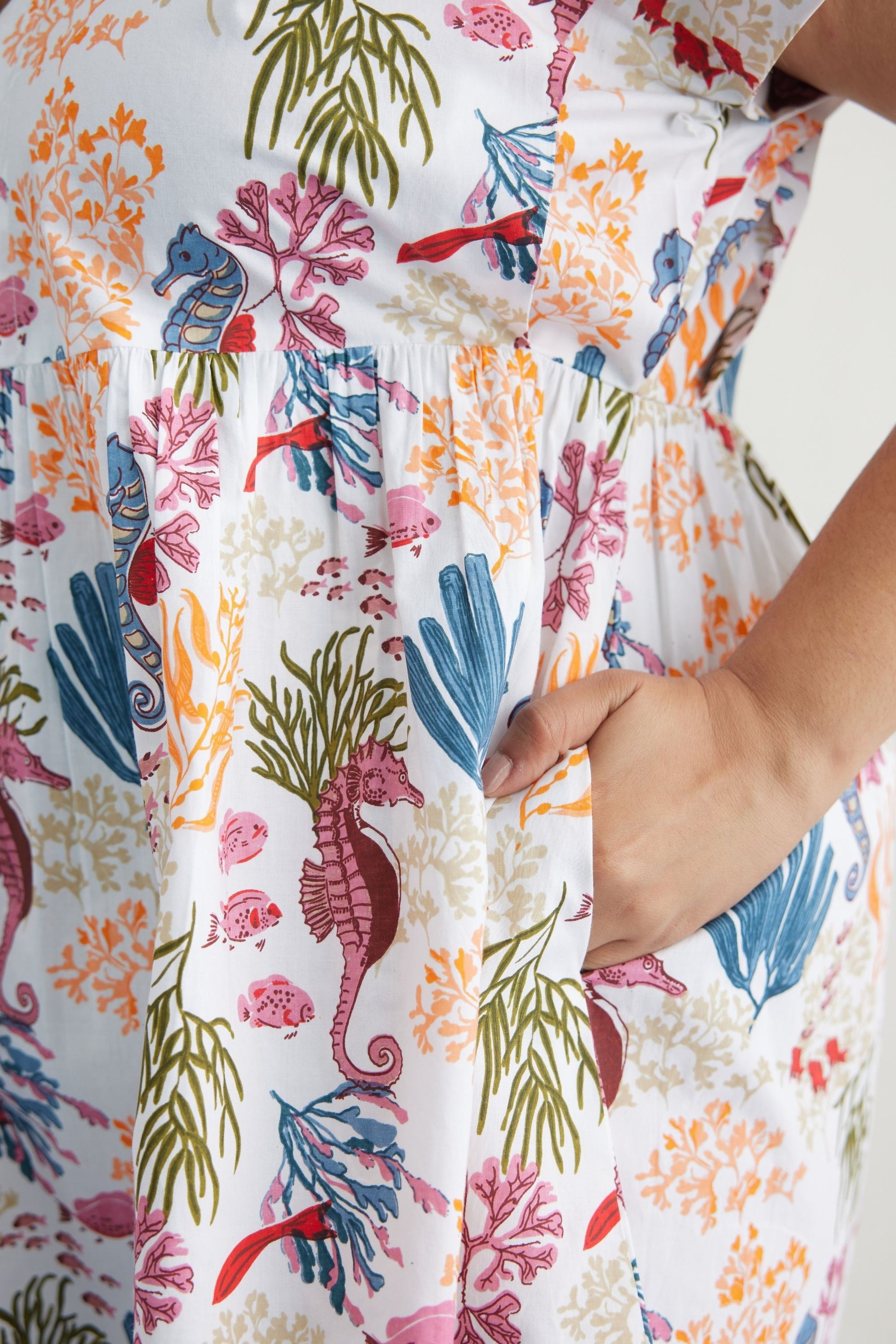 Ocean Heart Organic Cotton Dress