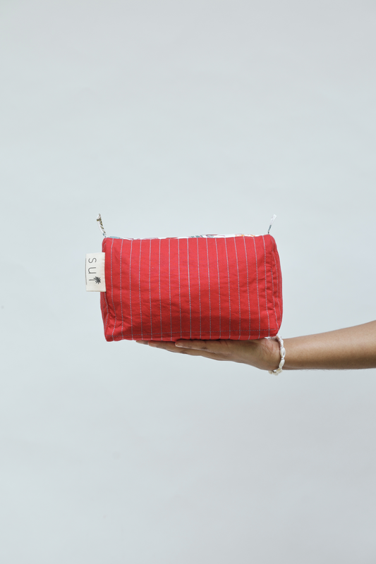 Ocean Spirit Upcycled Make Up Pouch